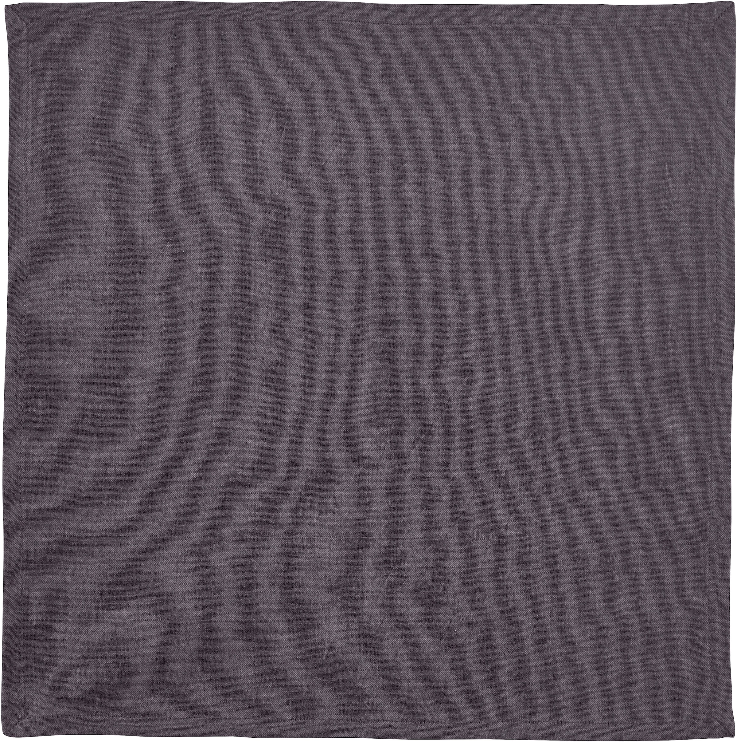 LeGer Home by Lena Gercke Stoffserviette »Liaa« Stoffserviette, Maße 40x40 cm, uni, Baumwollqualität mit Leinenanteil