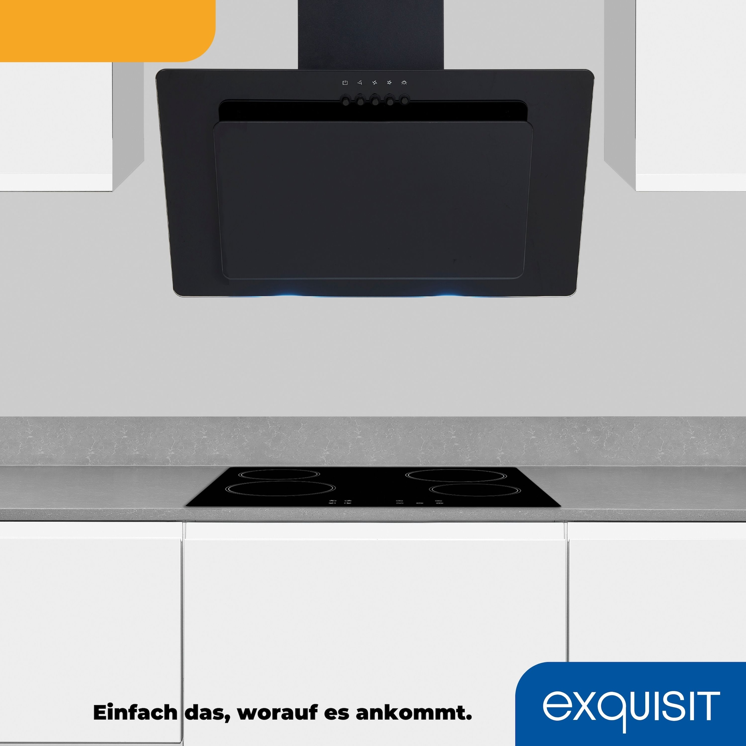 exquisit Kopffreihaube »KFD 61-8sw«