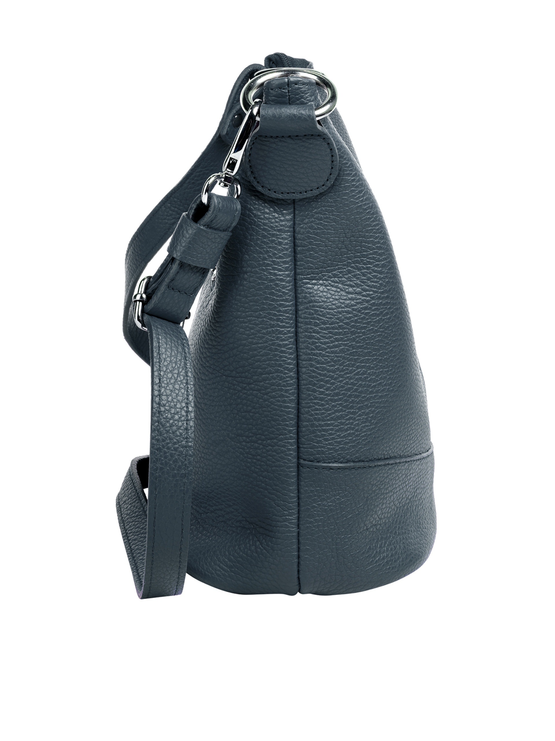 Cluty Umhängetasche, echt Leder, Made in Italy
