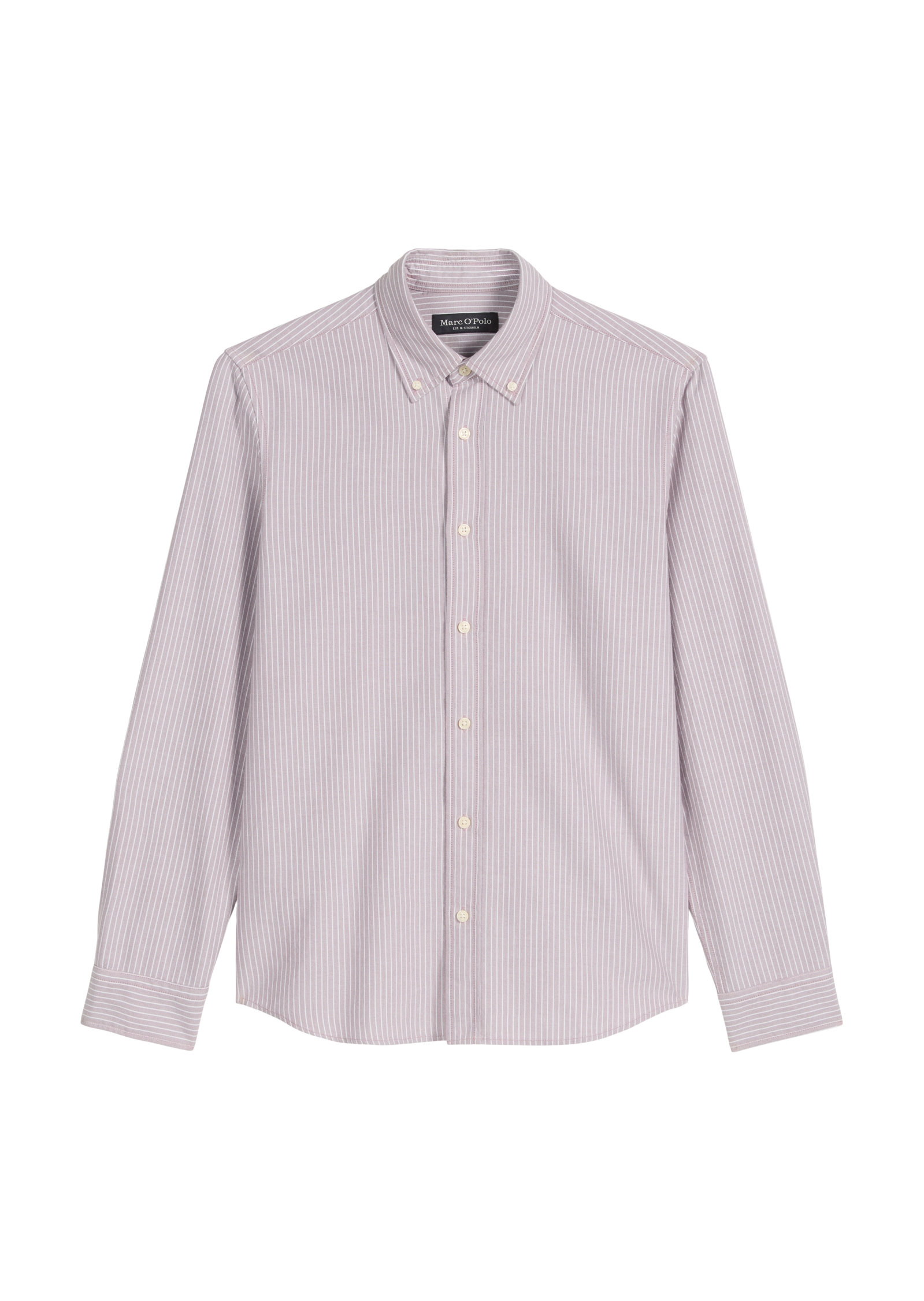 Marc O'Polo Langarmhemd Oxford-Hemd, regular fit mit Button-Down-Kragen