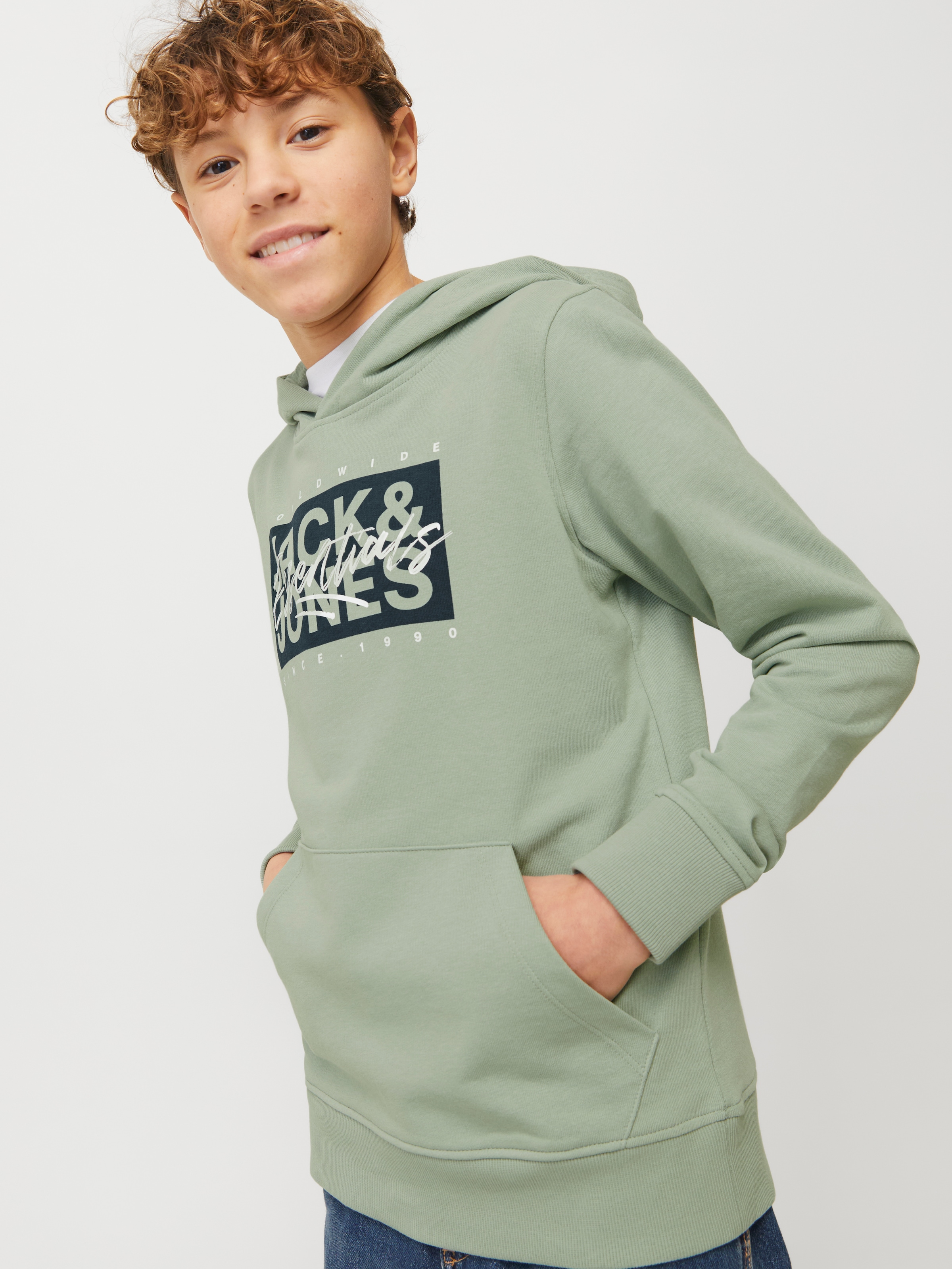 Jack & Jones Junior Kapuzensweatshirt »JJCOLTON SWEAT HOOD JNR«