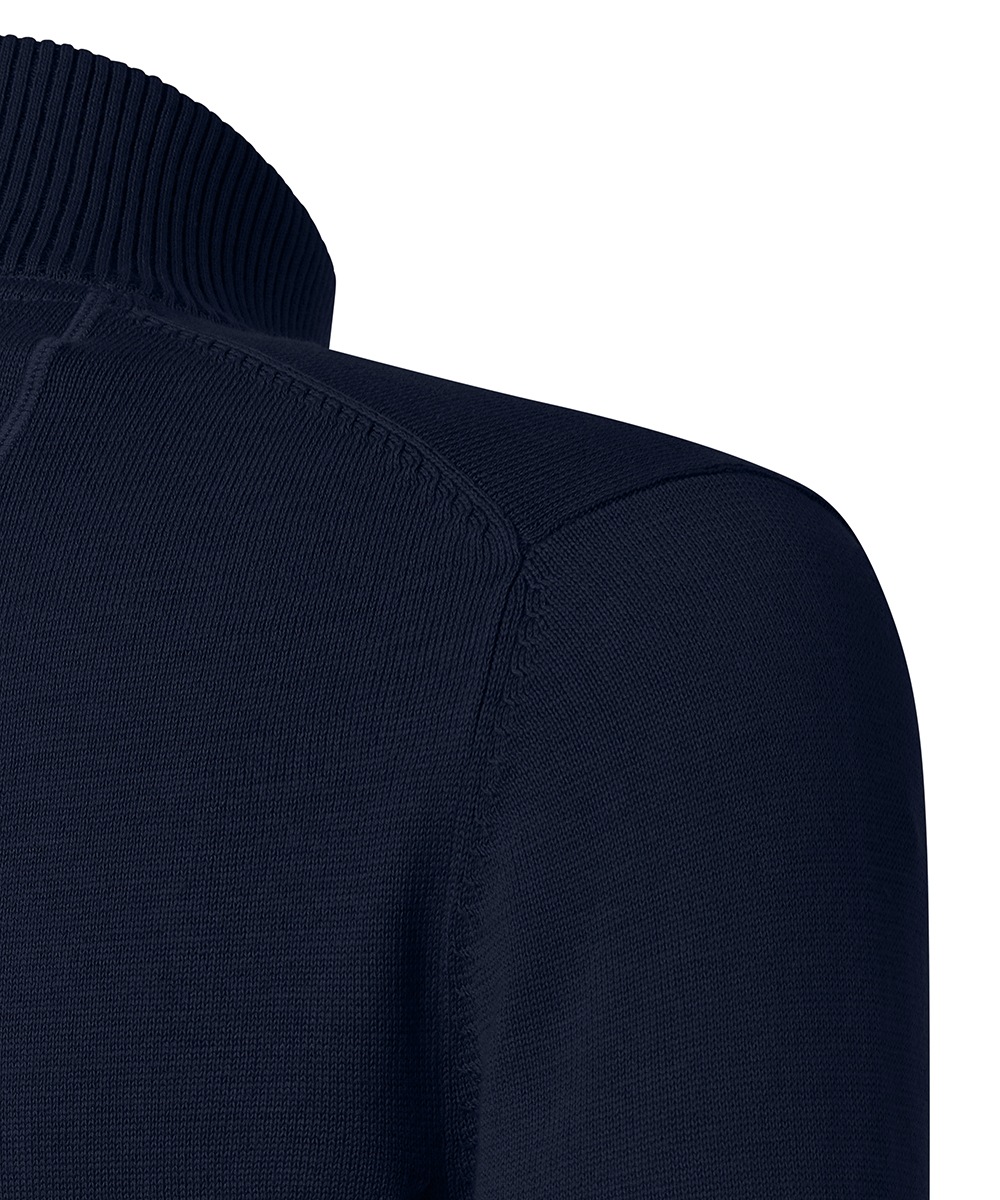 Pierre Cardin Strickpullover, mit Troyer Kragen