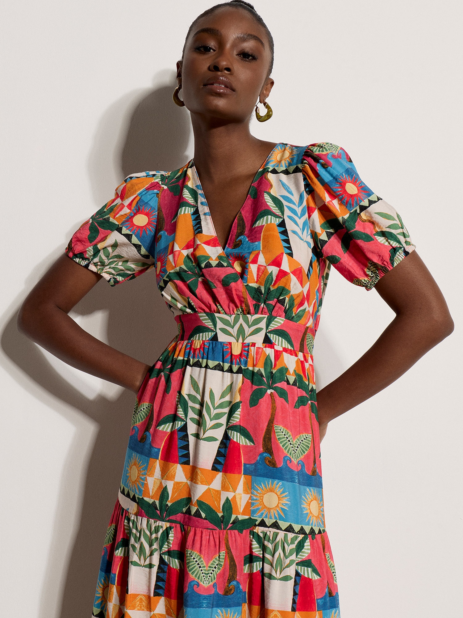 Apricot Midikleid »Midikleid« Bedruckt