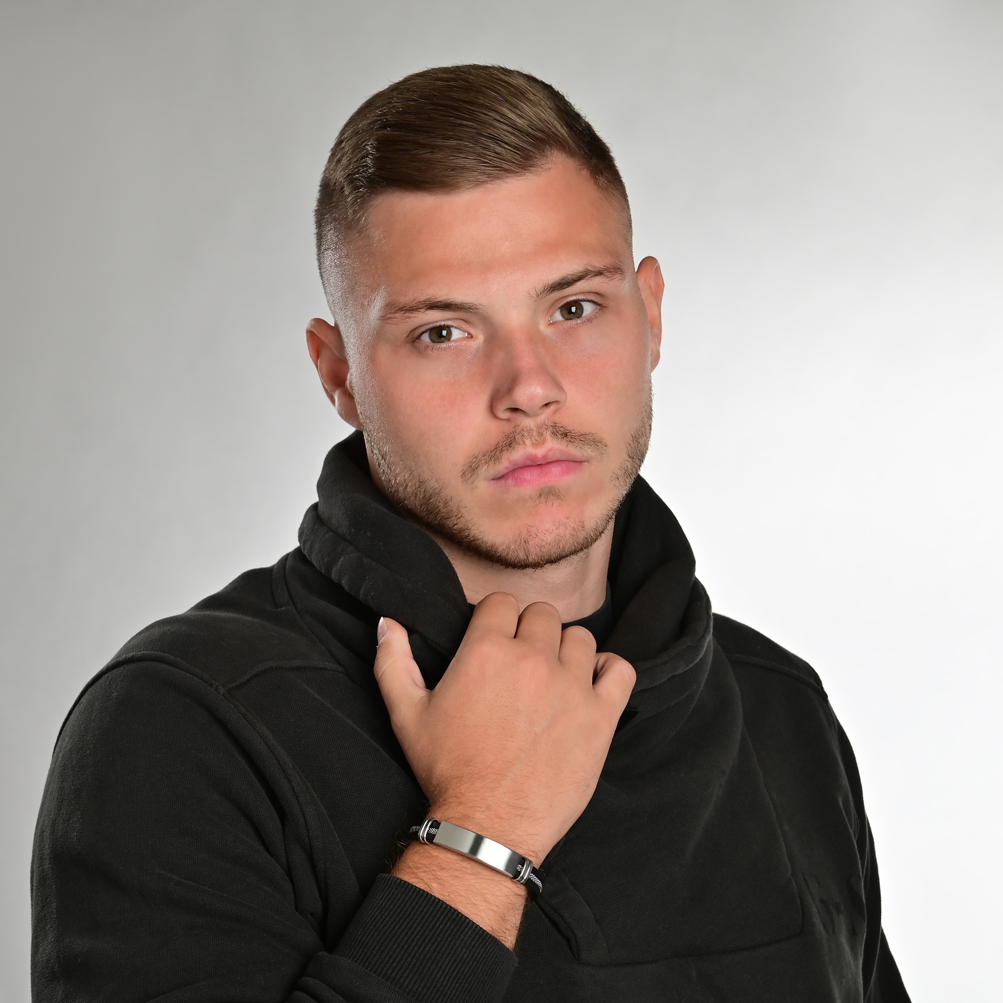 Adelia´s Armband »Herren Armband ¿ Silikonarmband aus Silikon 19 cm«