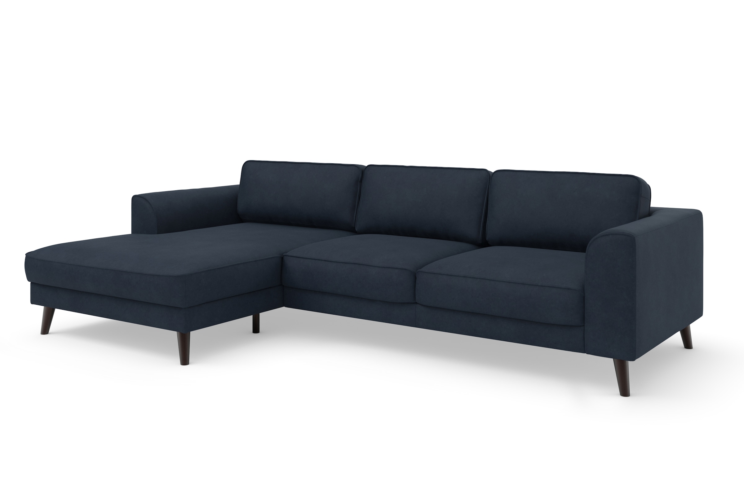 TRENDMANUFAKTUR Ecksofa »Lumber Jack, elegantes Designsofa, zeitlos modern, hoher Sitzkomfort« wahlweise mit Bettfunktion u. Bettkasten, L-Form