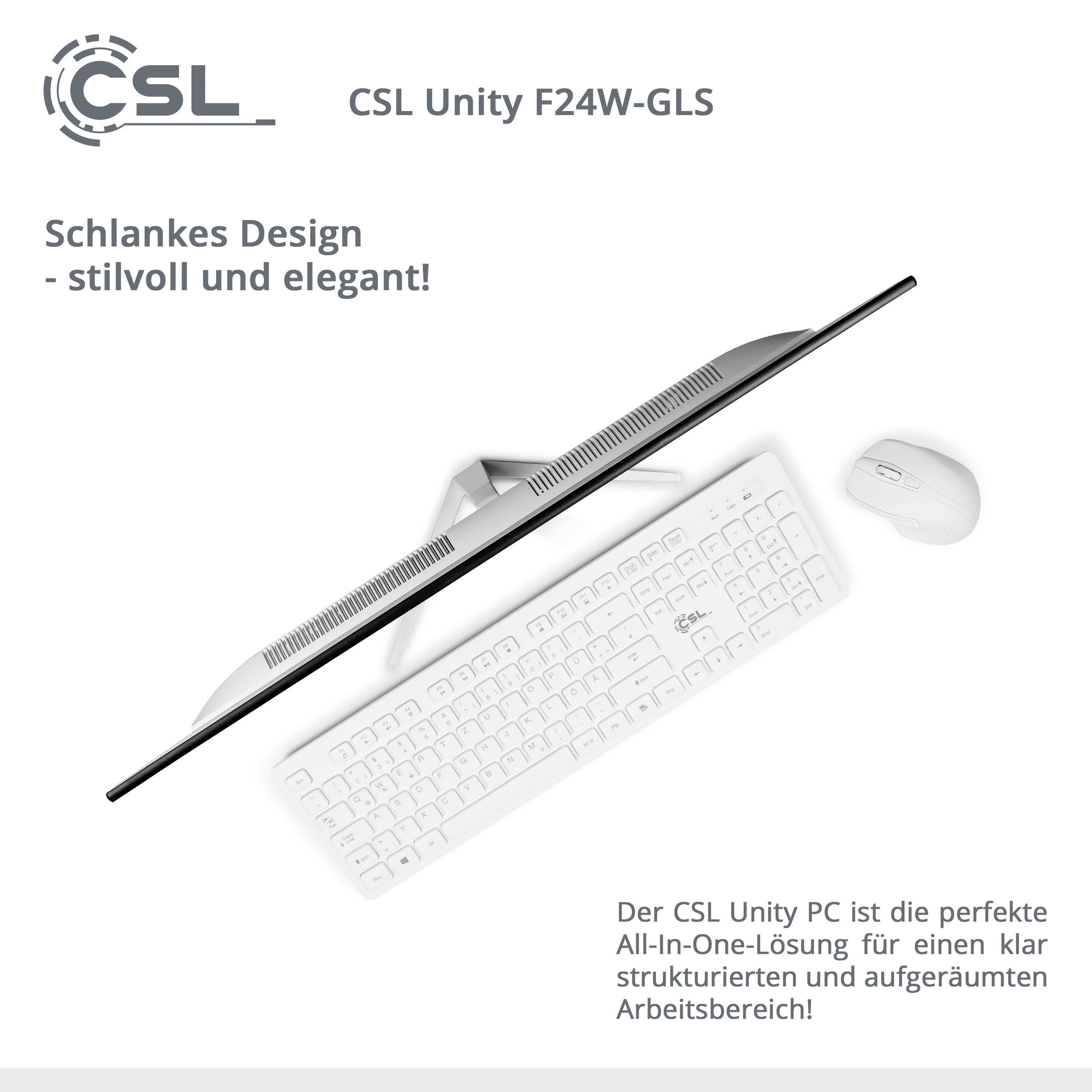 CSL All-in-One PC »Unity F24B-GLS mit Windows 10 Pro«
