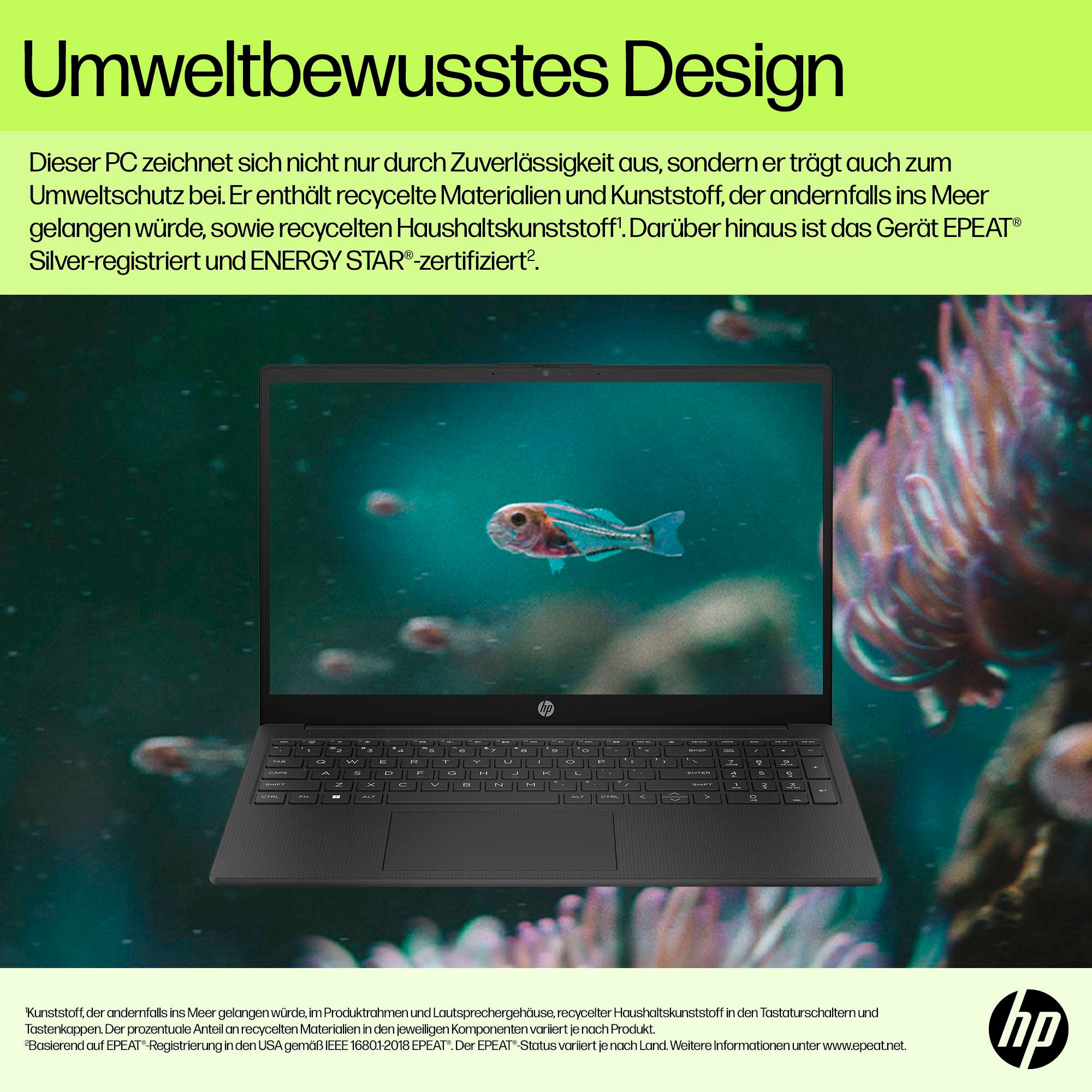 HP Notebook »15-fc0287ng« 39,6 cm / 15,6 ″ AMD Ryzen 7 Radeon Graphics;USB 3.2 Gen 1.0 Type-C Anschluss;HDMI v1.4b;Kombi-Anschluss für Kopfhörer/Mikrofon;AC Smart Pin Netzadapterbuchse 1.000 GB SSD