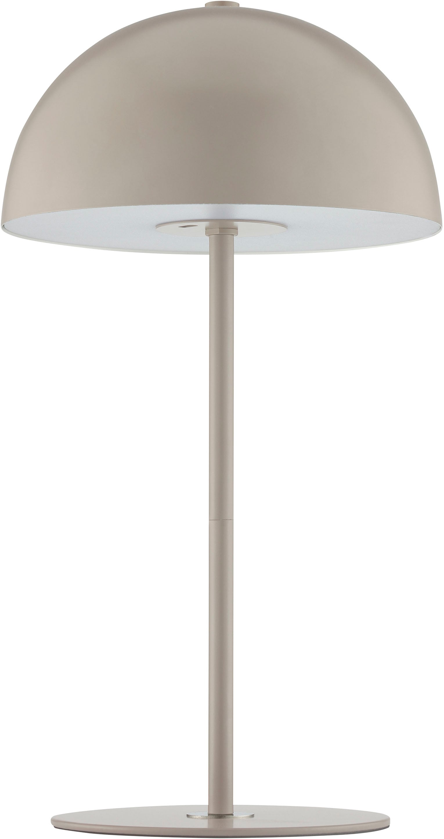 LeGer Home by Lena Gercke Tischleuchte »Linnea Akku Variante« LED-Modul 1 Stk. Warmweiß Pilzleuchte mit Akku, Höhe 38 cm, Ø 20 cm, 400 lm, 3000 K, CCT