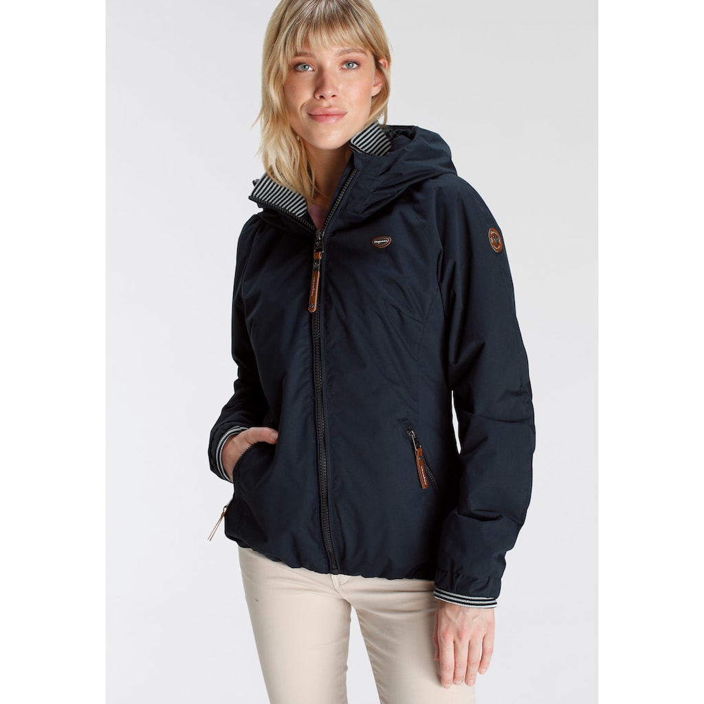 Ragwear Outdoorjacke »DIZZIE UNI O«, mit Kapuze