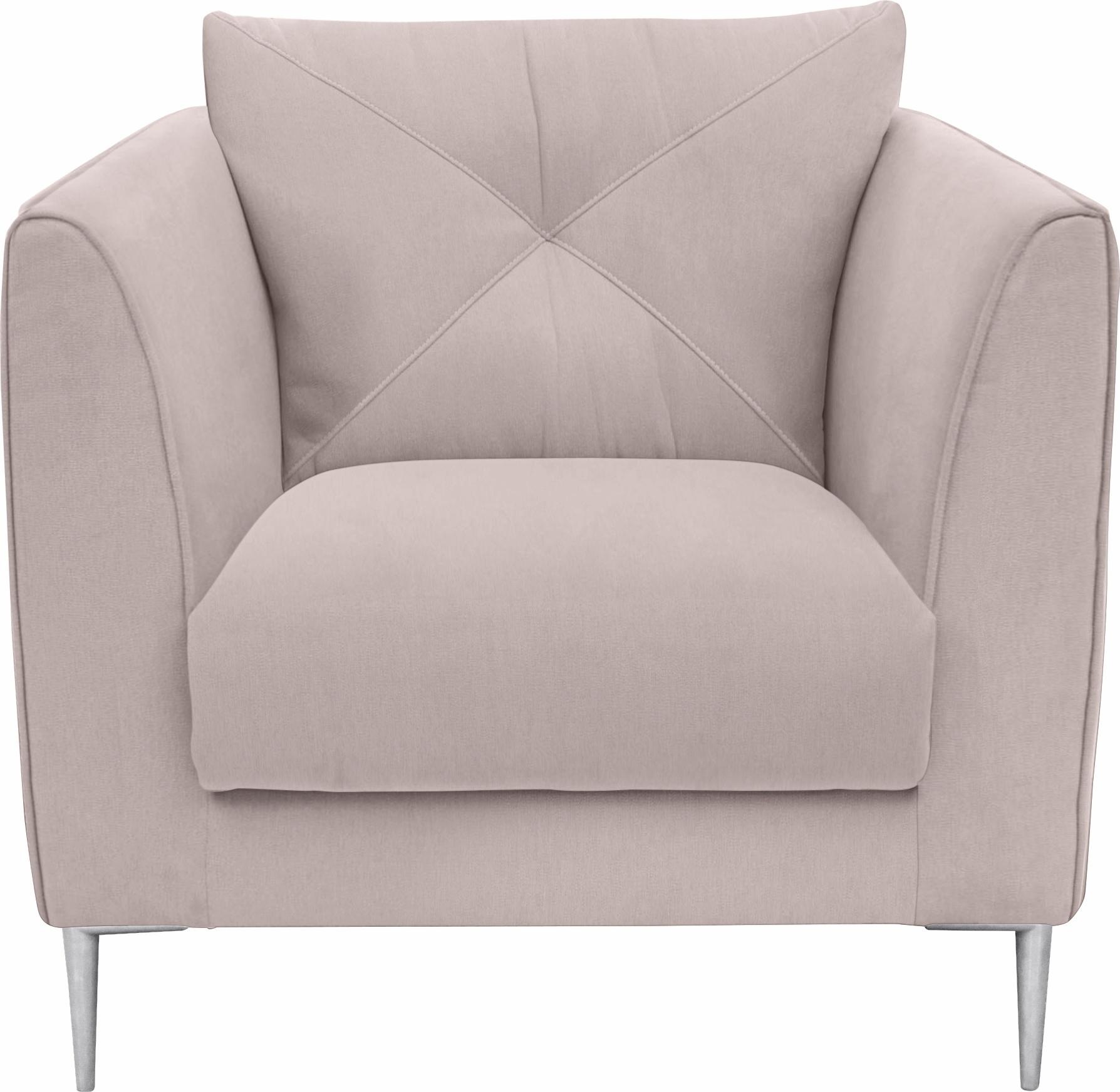 Guido Maria Kretschmer Home&Living Sessel »Lille, Loungesessel, Komfortsitzhöhe 46cm, Breite 85cm, elegant«