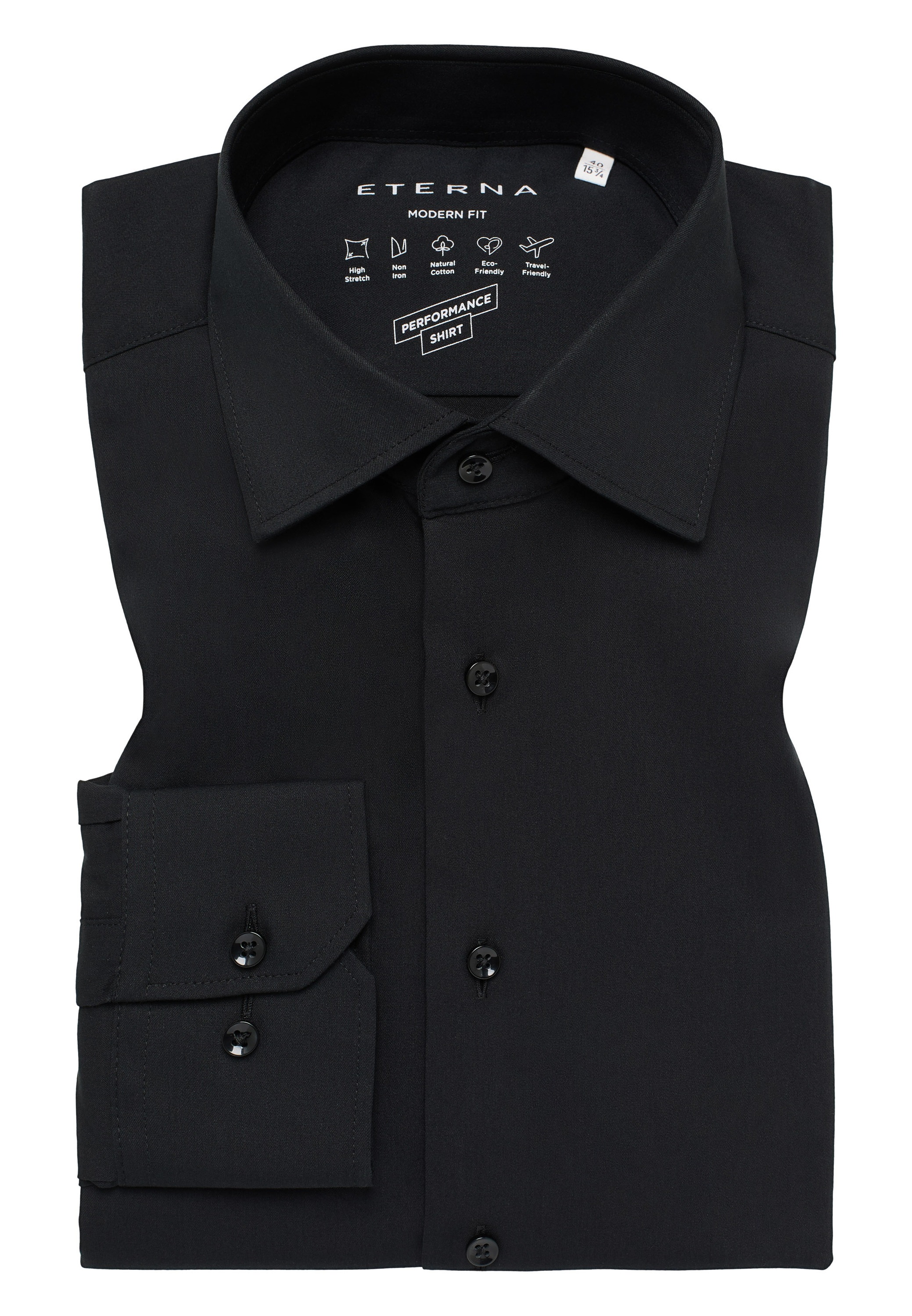 Eterna Langarmhemd »MODERN FIT«, NON IRON (bügelfrei)