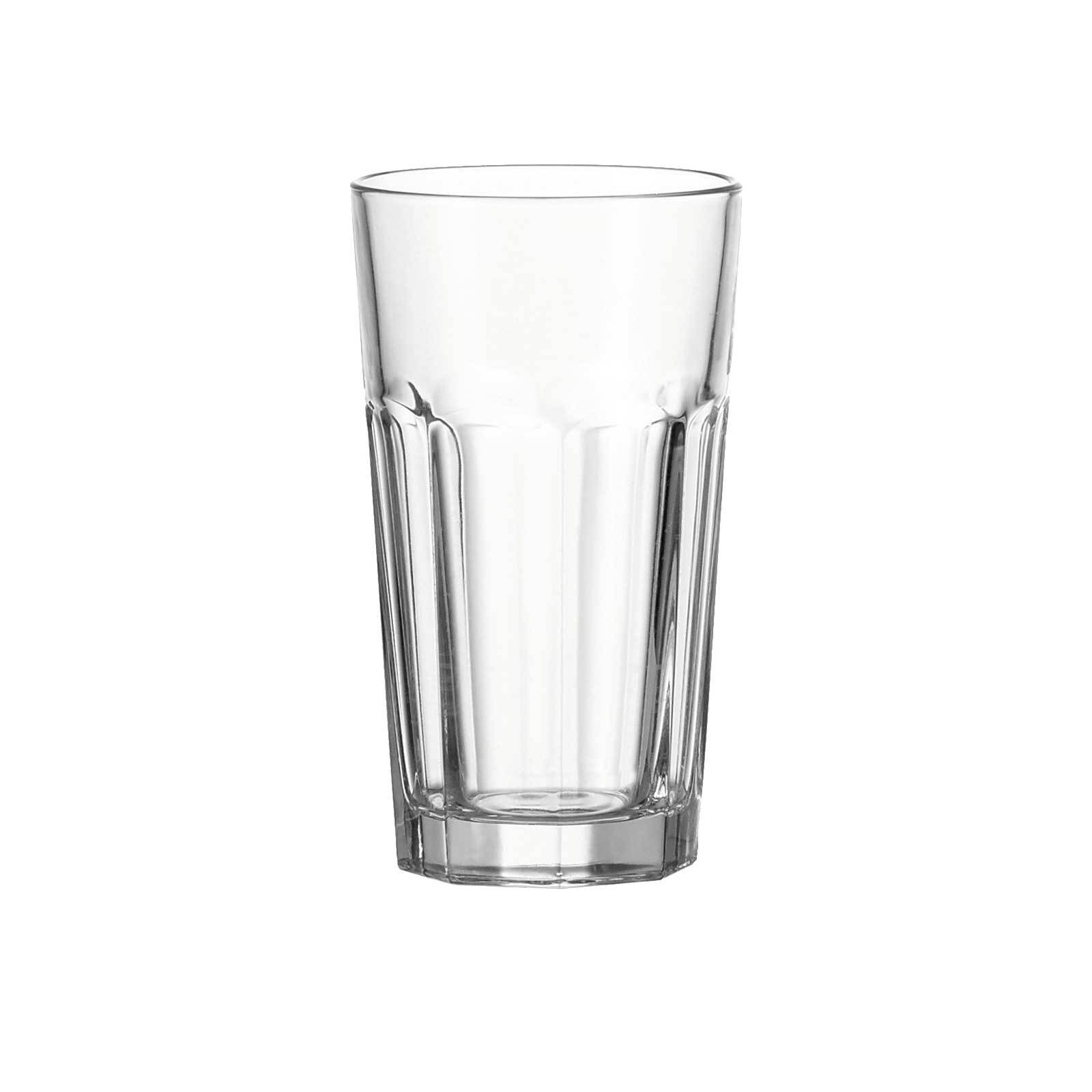 LEONARDO Longdrinkglas »Longdrinkgläser Rock 540 ml 12er Set transparent«