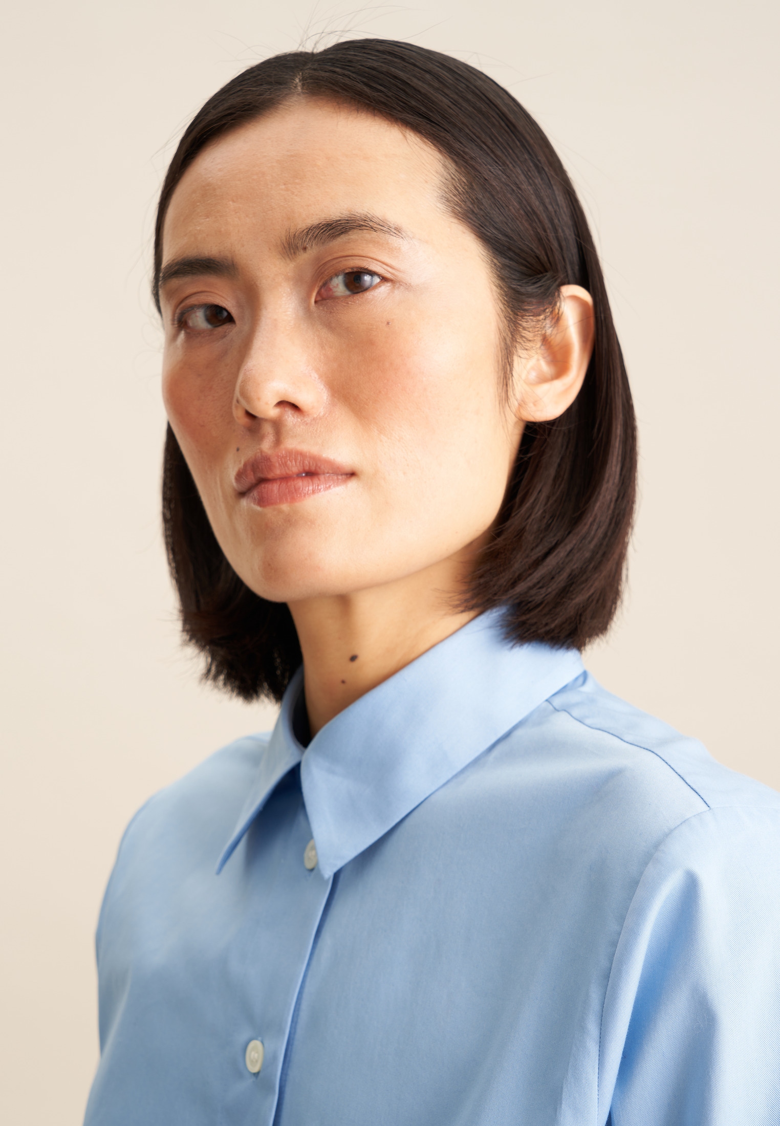 seidensticker Hemdbluse »Schwarze Rose« Langarm Kragen Uni