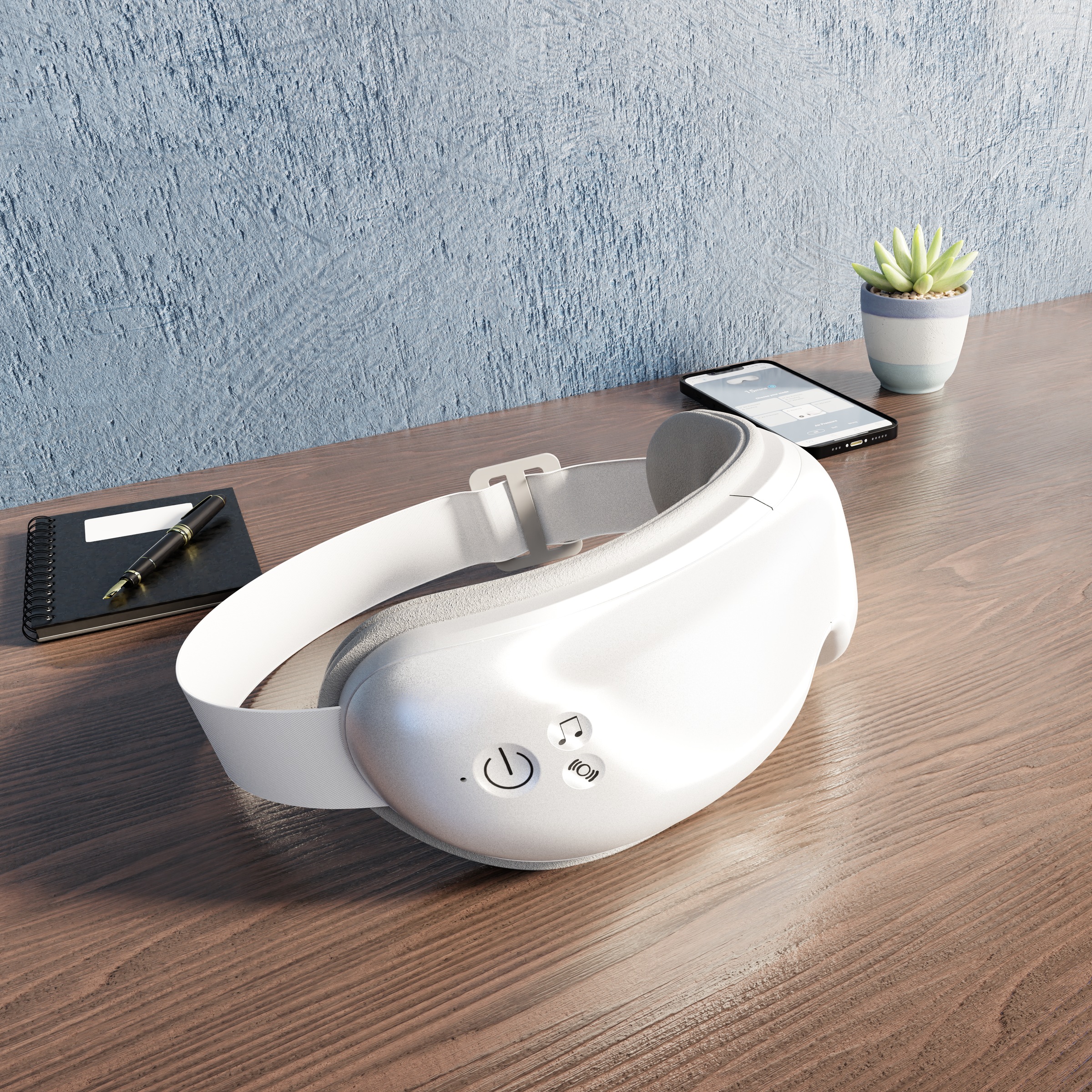 Renpho Gesichtsmassagegerät »Eyeris Smart« Luftdruck, Wärme, Vibration, 5 Modi, DIY, App, Lautsprecher, Akku