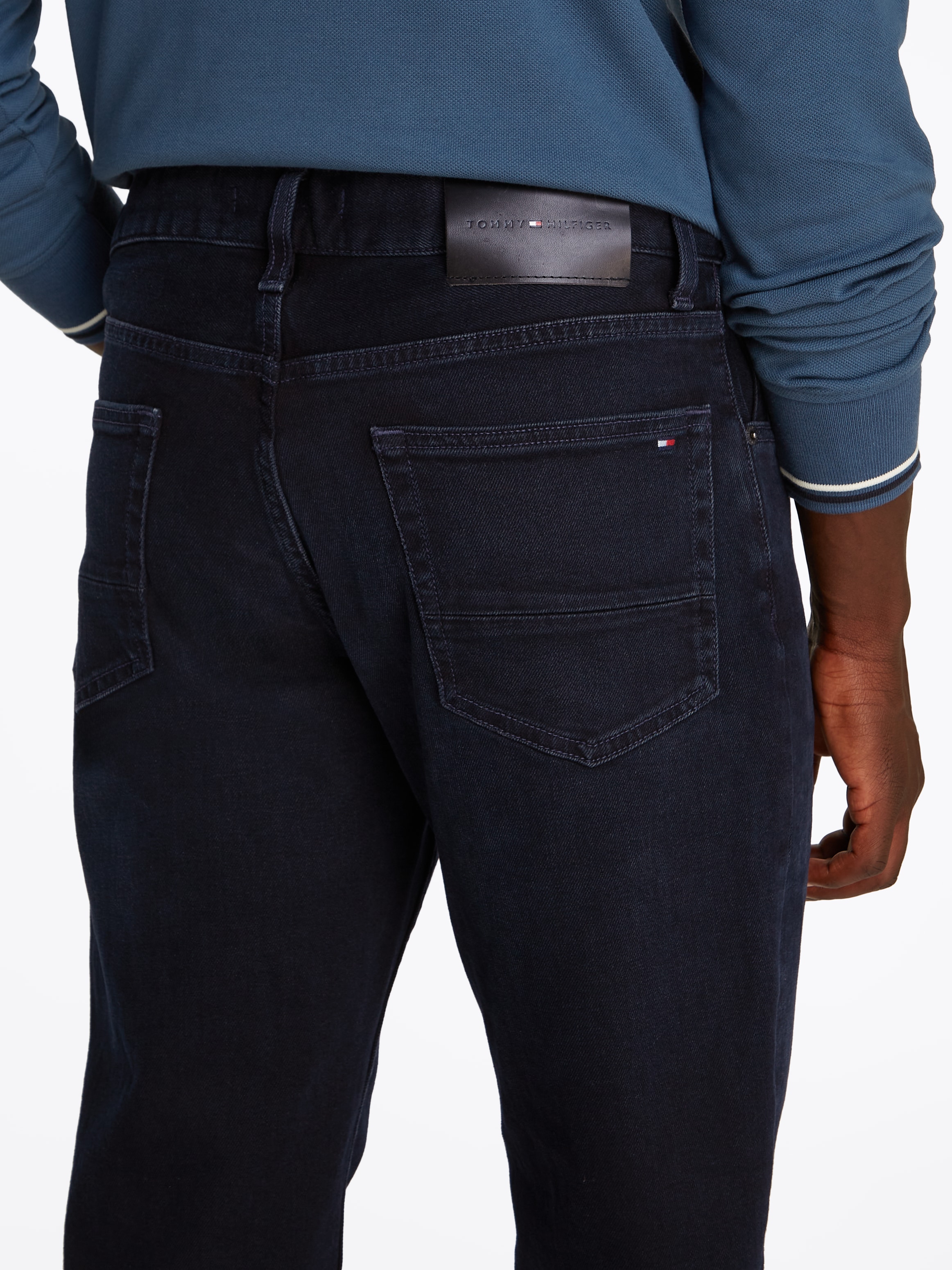 Tommy Hilfiger Straight-Jeans, in blauer Waschung