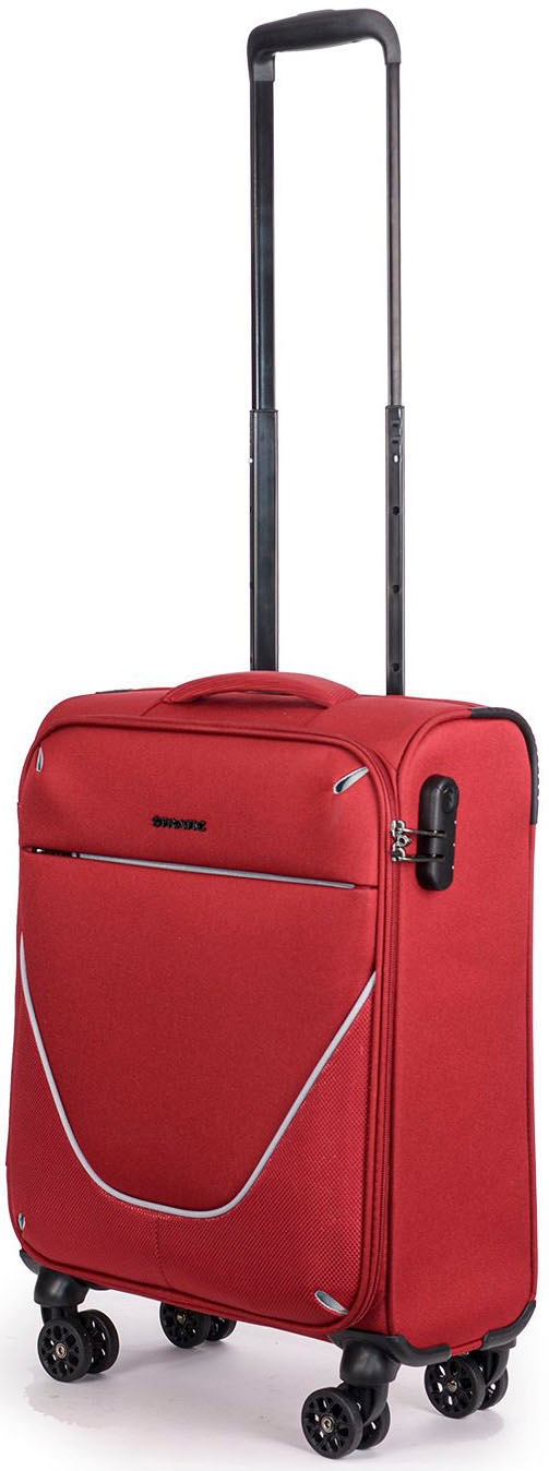 Stratic Weichgepäck-Trolley »Strong S«, 4 Rollen, Handgepäck Reisekoffer Reisegepäck TSA-Schloss