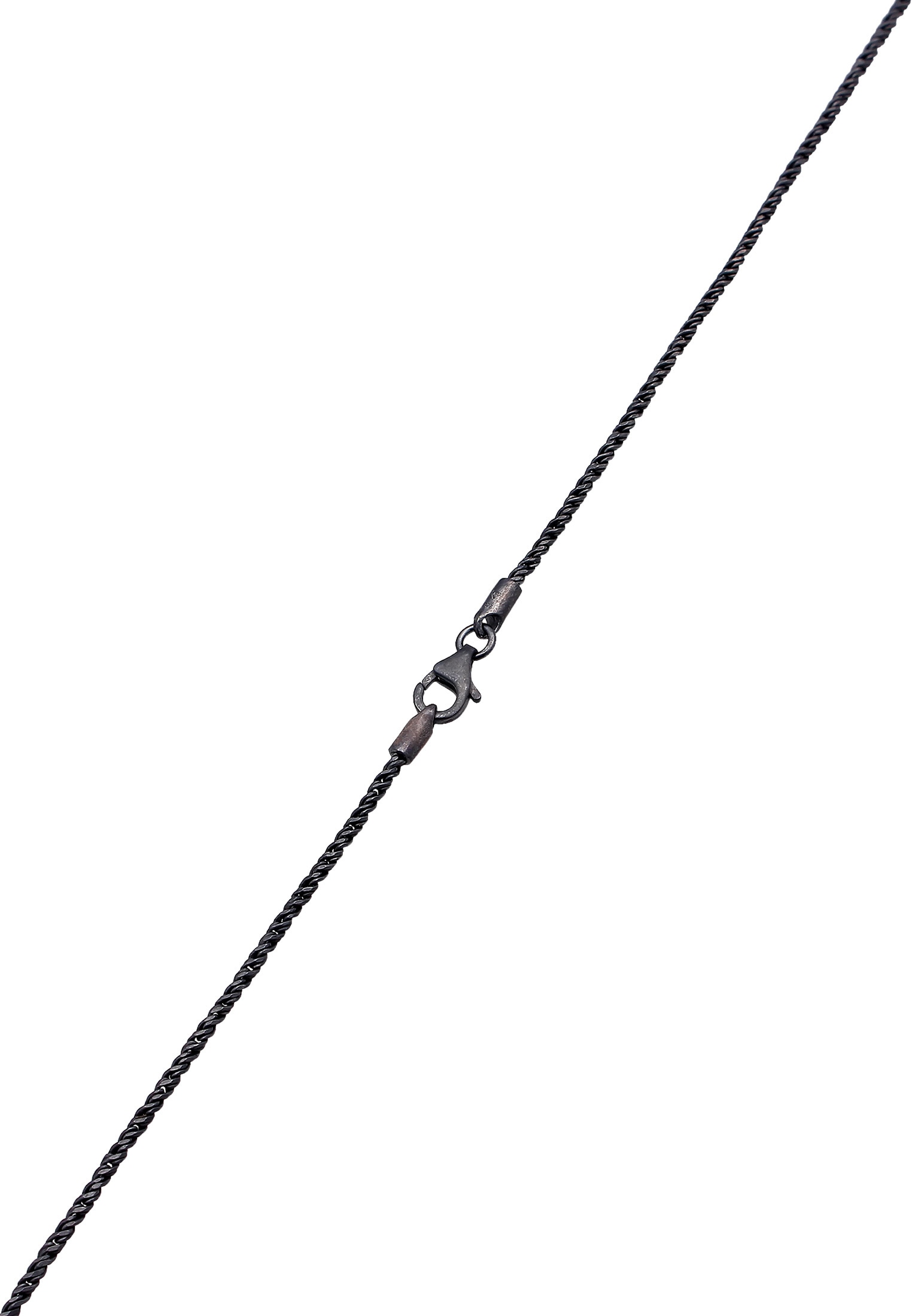 Kuzzoi Kette mit Anhänger »Halskette Herren Kreuz Flach Kordelkette 925 Silber«