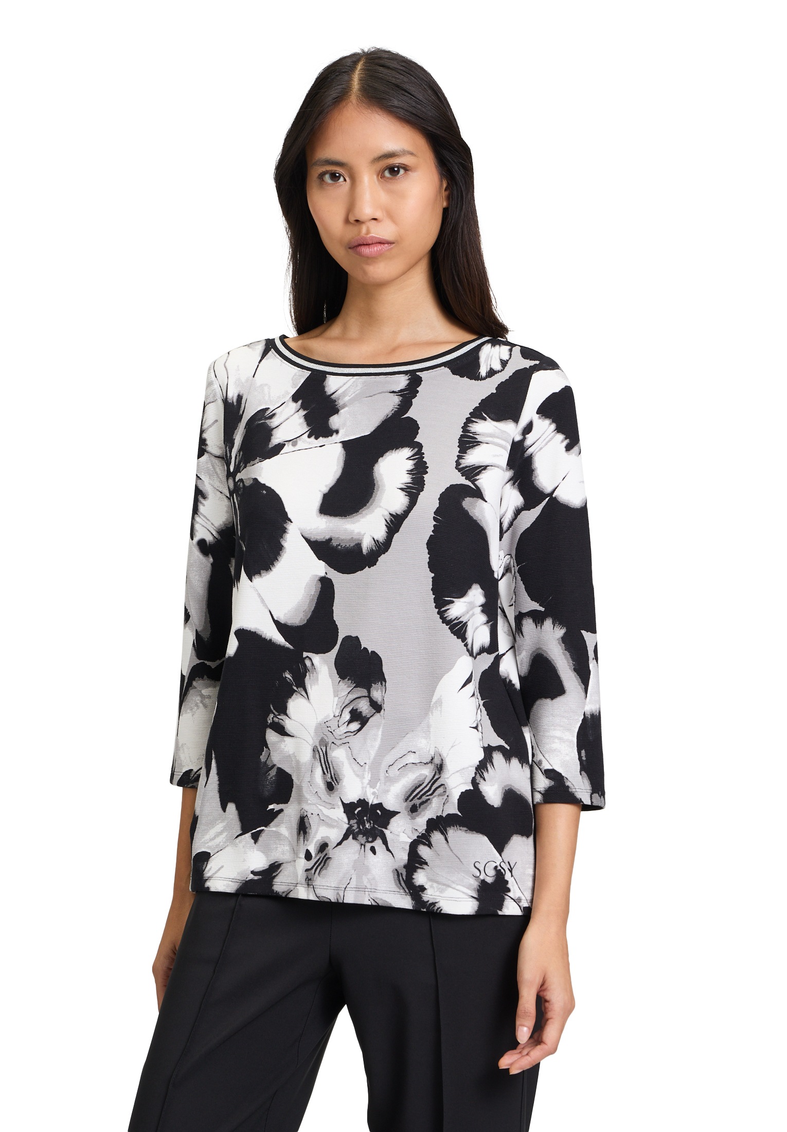 Betty Barclay Sweatshirt »Sweatshirt mit Rippenstruktur«