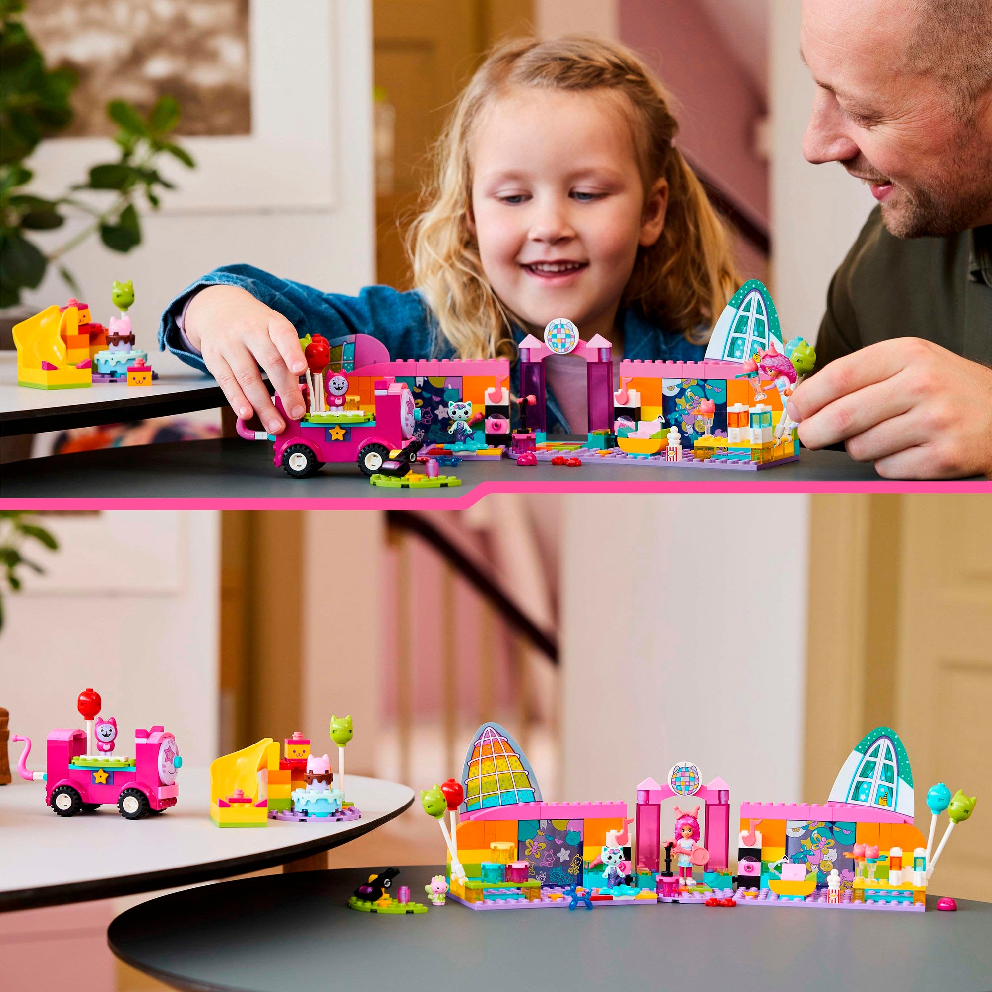 LEGO® Konstruktionsspielsteine »Gabbys Partyraum (10797), LEGO Gabby's Dollhouse«, (252 St.), Made in Europe