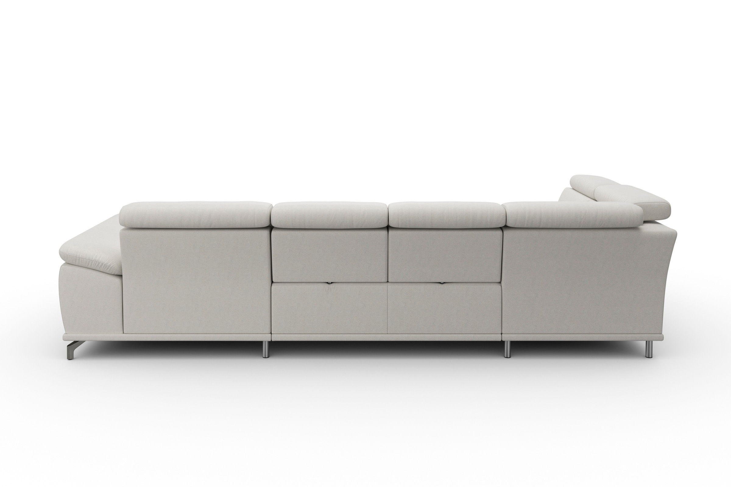 sit&more Wohnlandschaft »Cabrio U-Form, B: 359 cm, mit Sitztiefen-, Arm- & Kopfteilverstellung«, 3 Nierenkissen, Federkern, optional Bettfunktion und Stauraum
