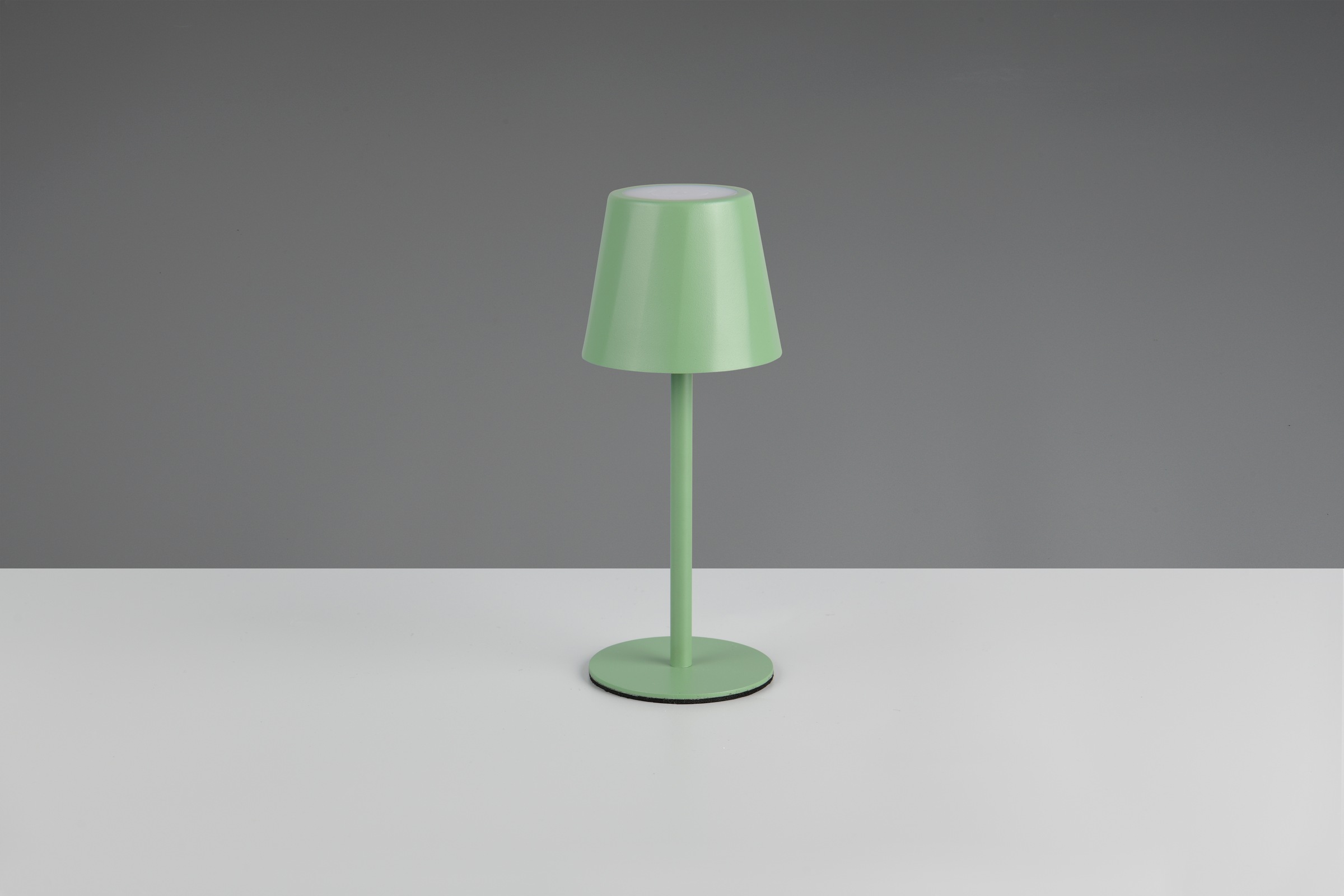 REALITY Leuchten LED Tischleuchte »DIAZ, Outdoor Akku Tischlampe Höhe 21 cm Ø 8,5 cm, IP44, Touchdimmer« LED-Board 1 Stk. Farbwechsler | warmweiß - kaltweiß CCT Lichtfarbe einstellbar 2700-6500K, 160 Lumen, 1,6W, USB Anschluss