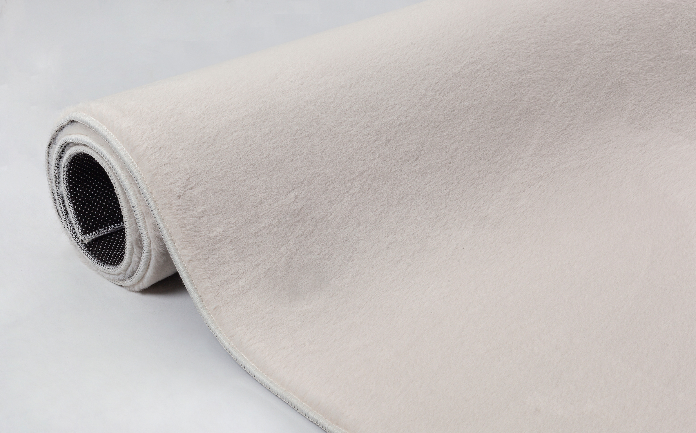 merinos Teppich »Focus 47«, rund, 11 mm Höhe, Fellteppich, weich und elegant, Wohnzimmer, Schlafzimmer