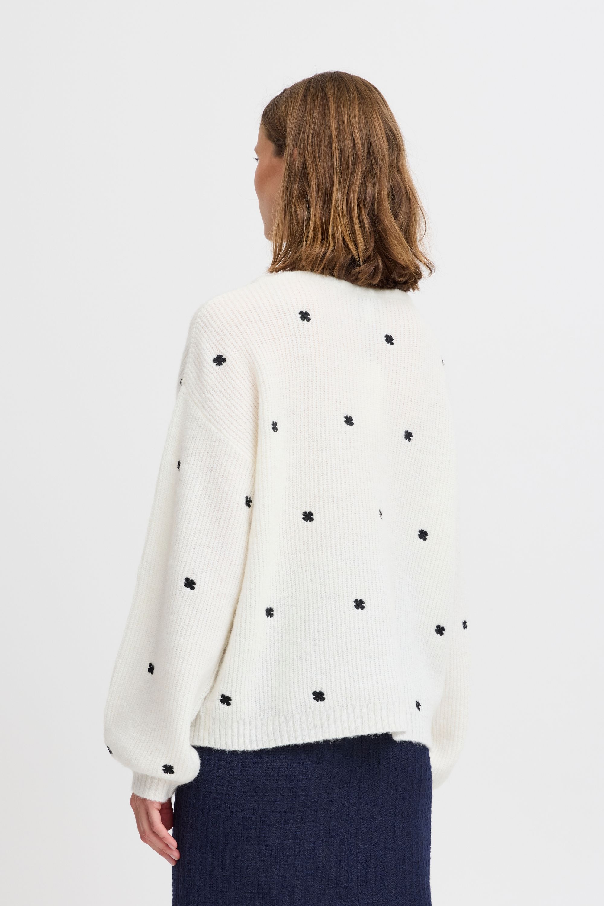 b.young Strickfleece-Pullover »Strickpullover BYOTIKI EMBROIDERY JUMPER -«