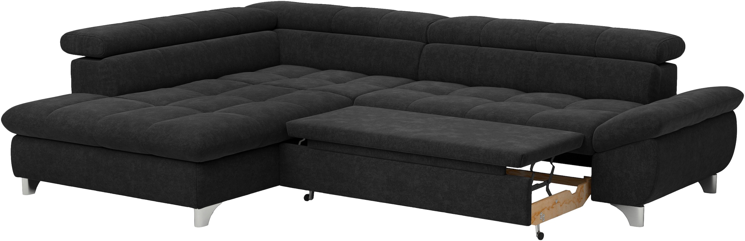 COTTA Ecksofa »Gemini L-Form«, mit Kopfteilverstellung, wahlweise mit Bettfunktion