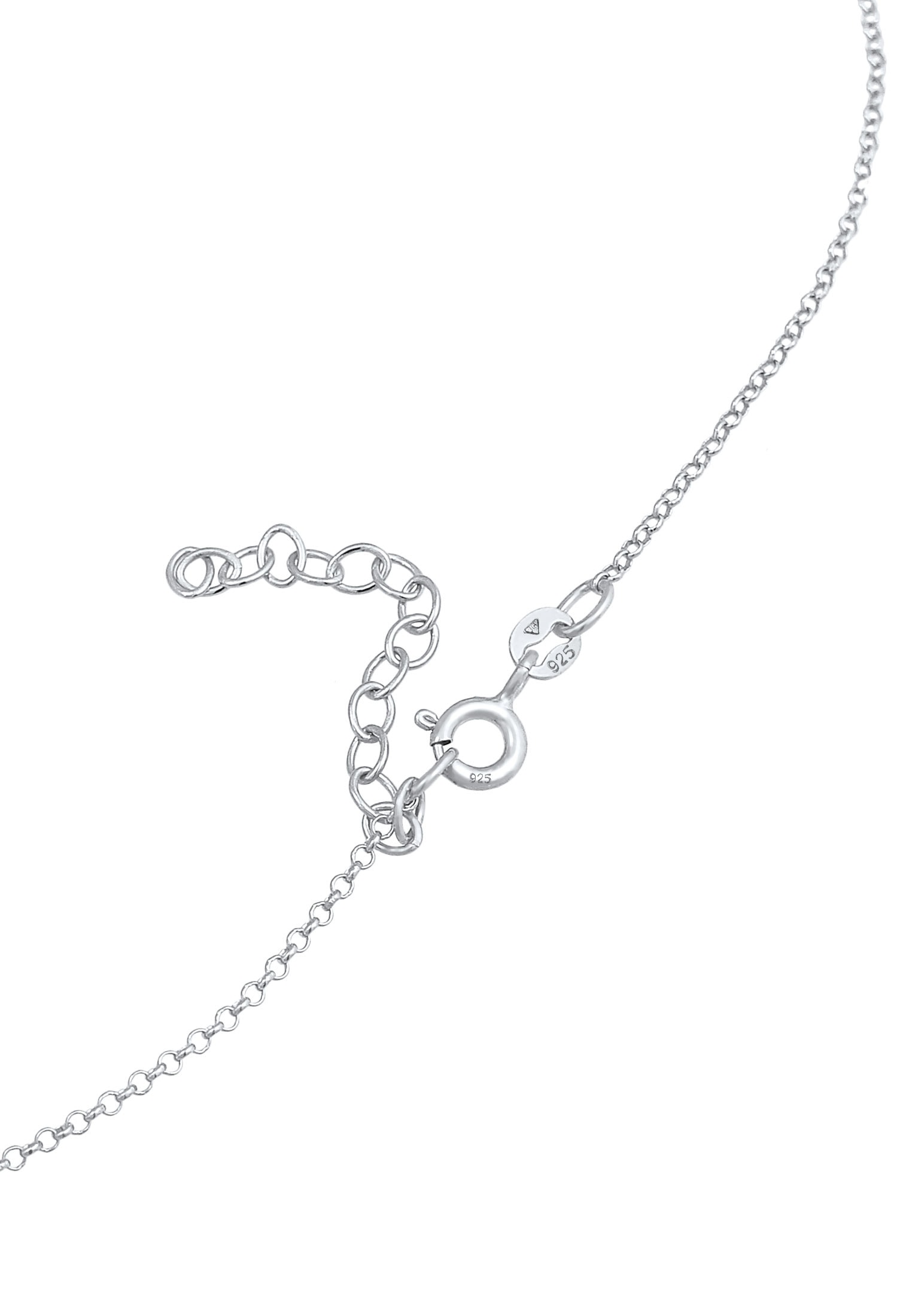 Elli Choker »Halskette Choker Evil Eye Emaille 925 Silber«