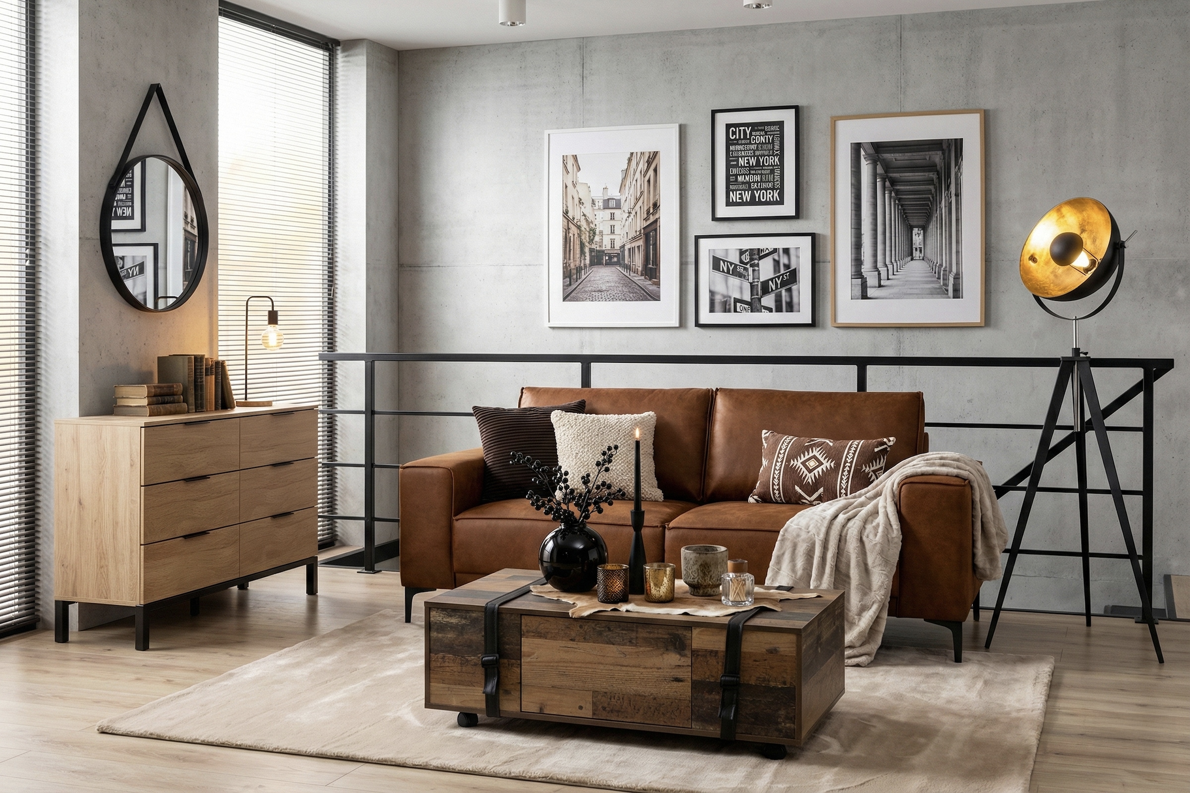 OTTO home 2-Sitzer »Kompaktsofa Oland, Struktur, Flachgewebe, Luxus-Microfaser, Boucle« 164 cm, Wellenunterfederung, Skandi-Design, Metallfüße