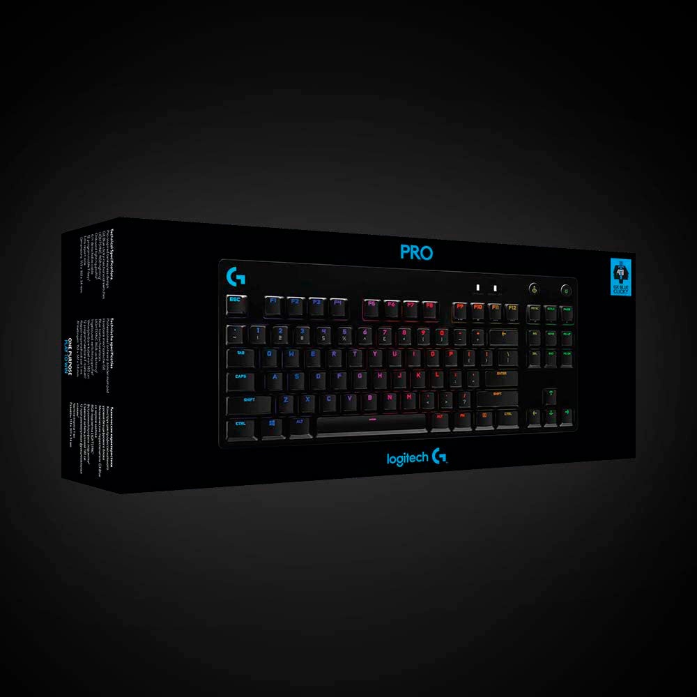 Logitech G Gaming-Tastatur »G PRO Mechanical Gaming Keyboard Clicky«, (Ziffernblock), Nummernblock