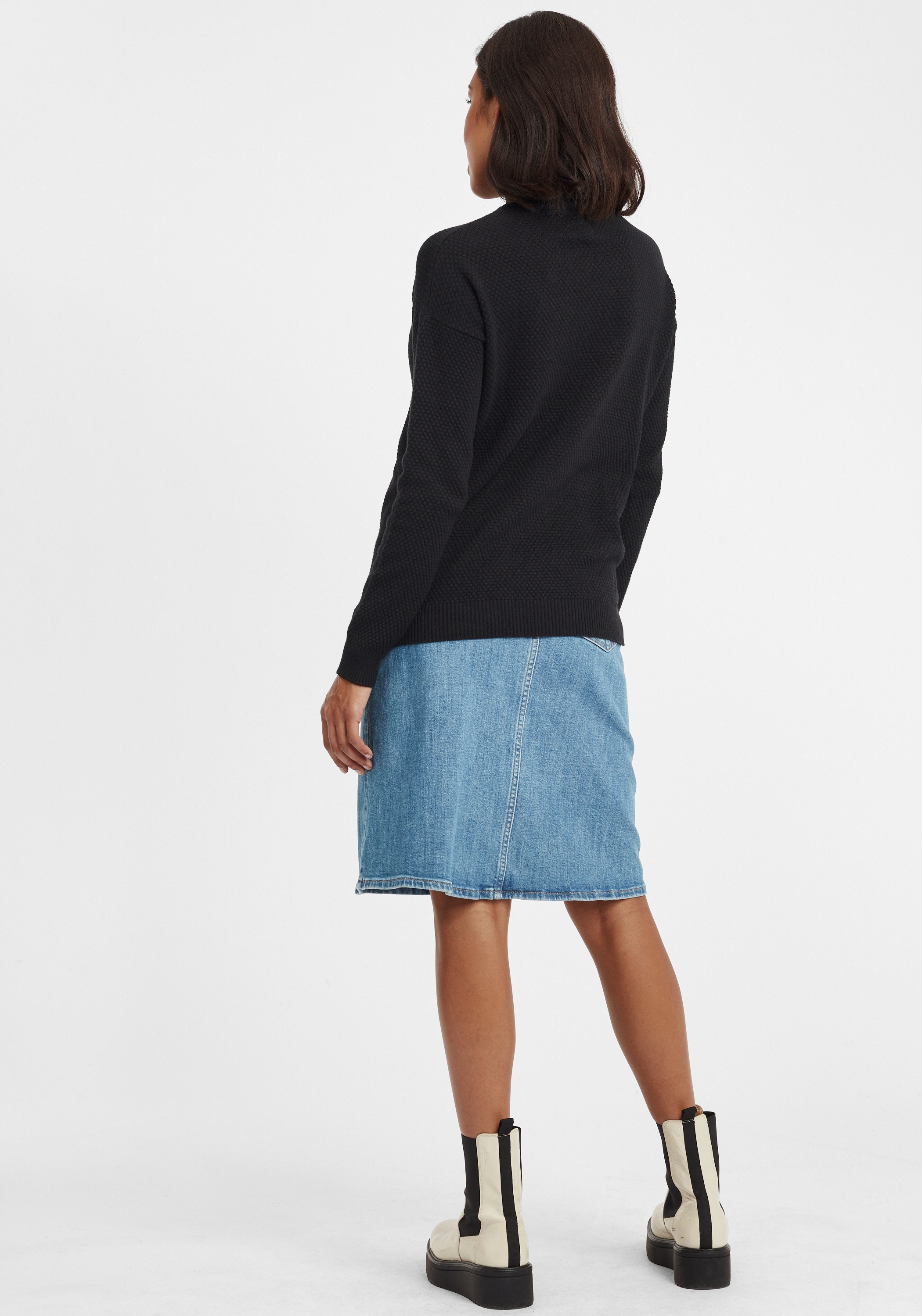 OXMO Rollkragenpullover »Rollkragenpullover OSSina«