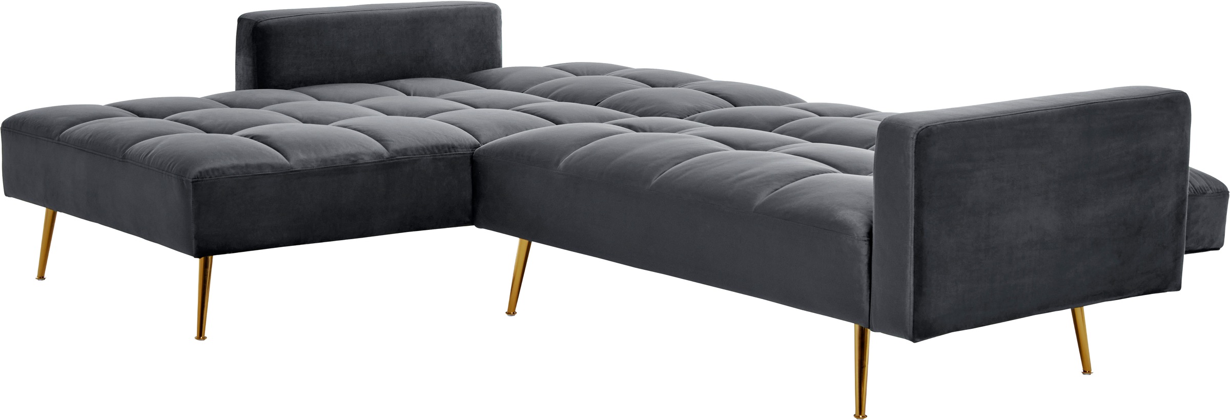 Jahnke Ecksofa »CHILLAX POSH CORNER« mit Schlaffunktion, wechselseitig montierbar, 244 x 150 cm
