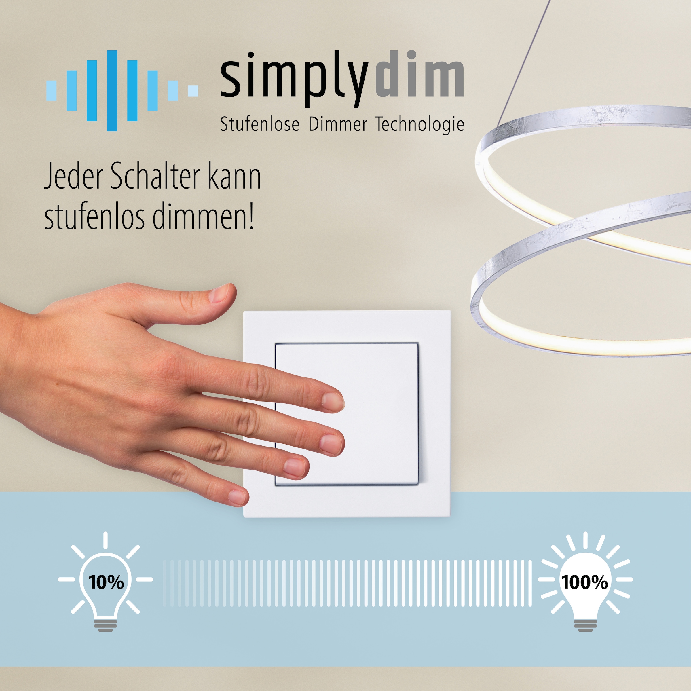 JUST LIGHT LED Deckenleuchte »IVEN« LED-Board 1 Stk. Warmweiß Memory, nach Trennung vom Netz
