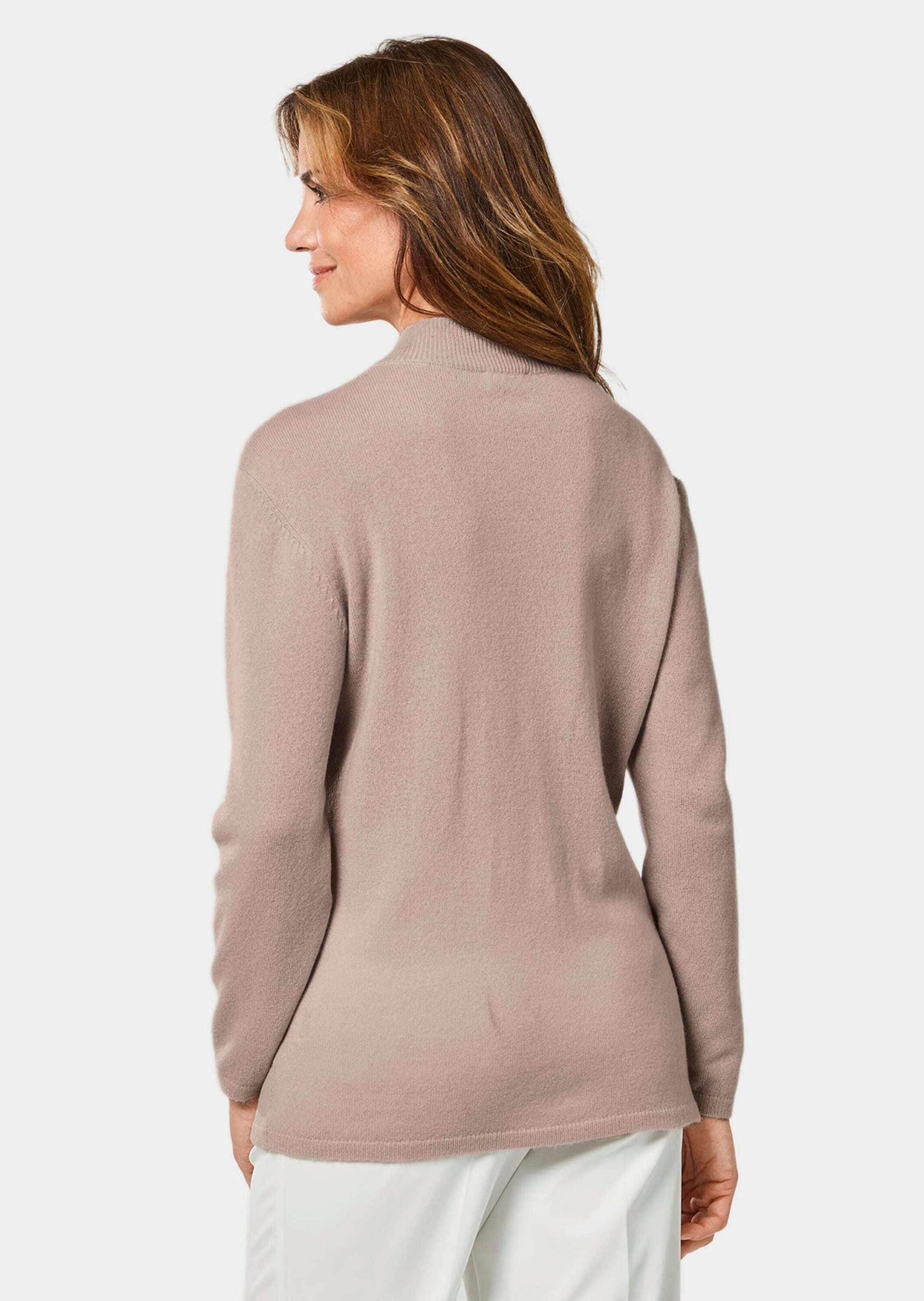 GOLDNER Strickpullover »Kurzgröße Kuschelweicher Kaschmirpullover mit Kragen«