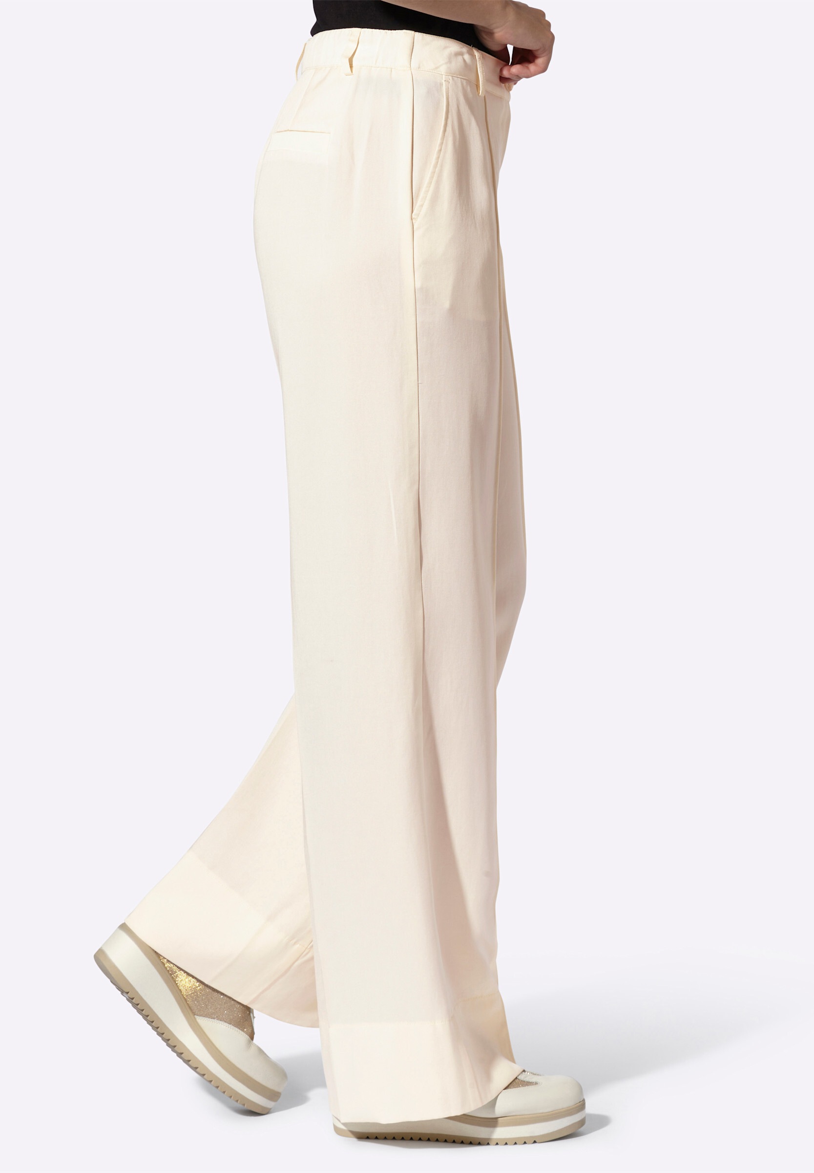 heine Palazzohose »Hose Hose mit Biesen«