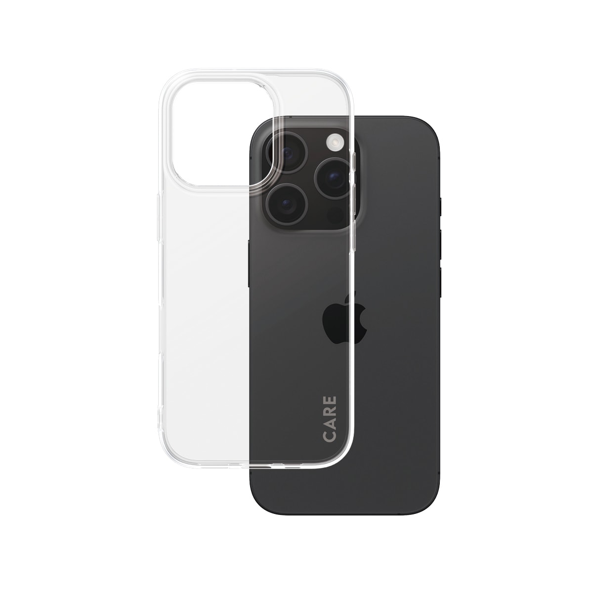 CARE by PanzerGlass Handyhülle »Case Fashion X-Ray Soft Basic Apple iPhone 16 Pro«, Backcover, Schutzhülle, Handyschutzhülle, Case, Schutzcase, stoßfest