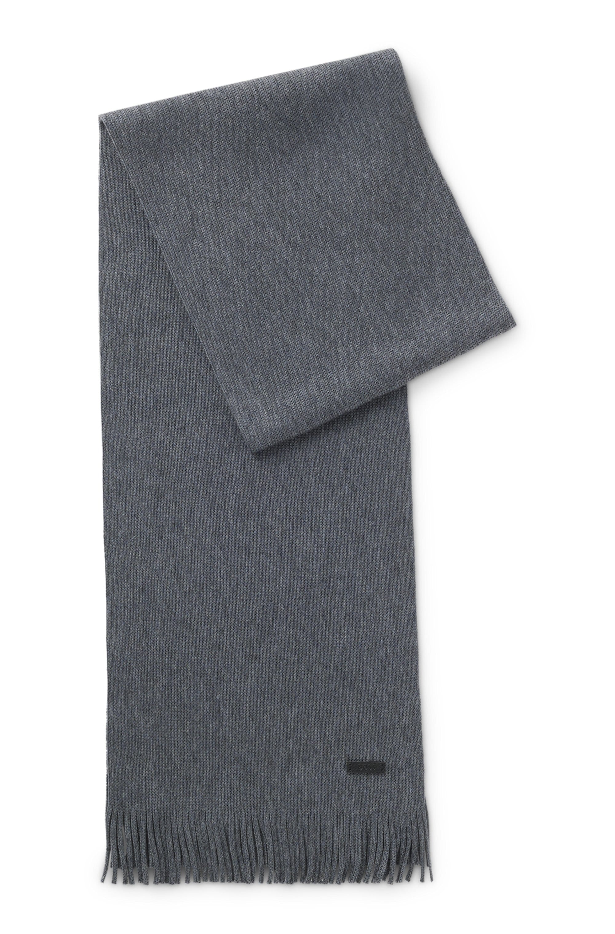 BOSS Schal »Albas« aus Schurwolle mit Raschel-Strick, 170 x 25 cm