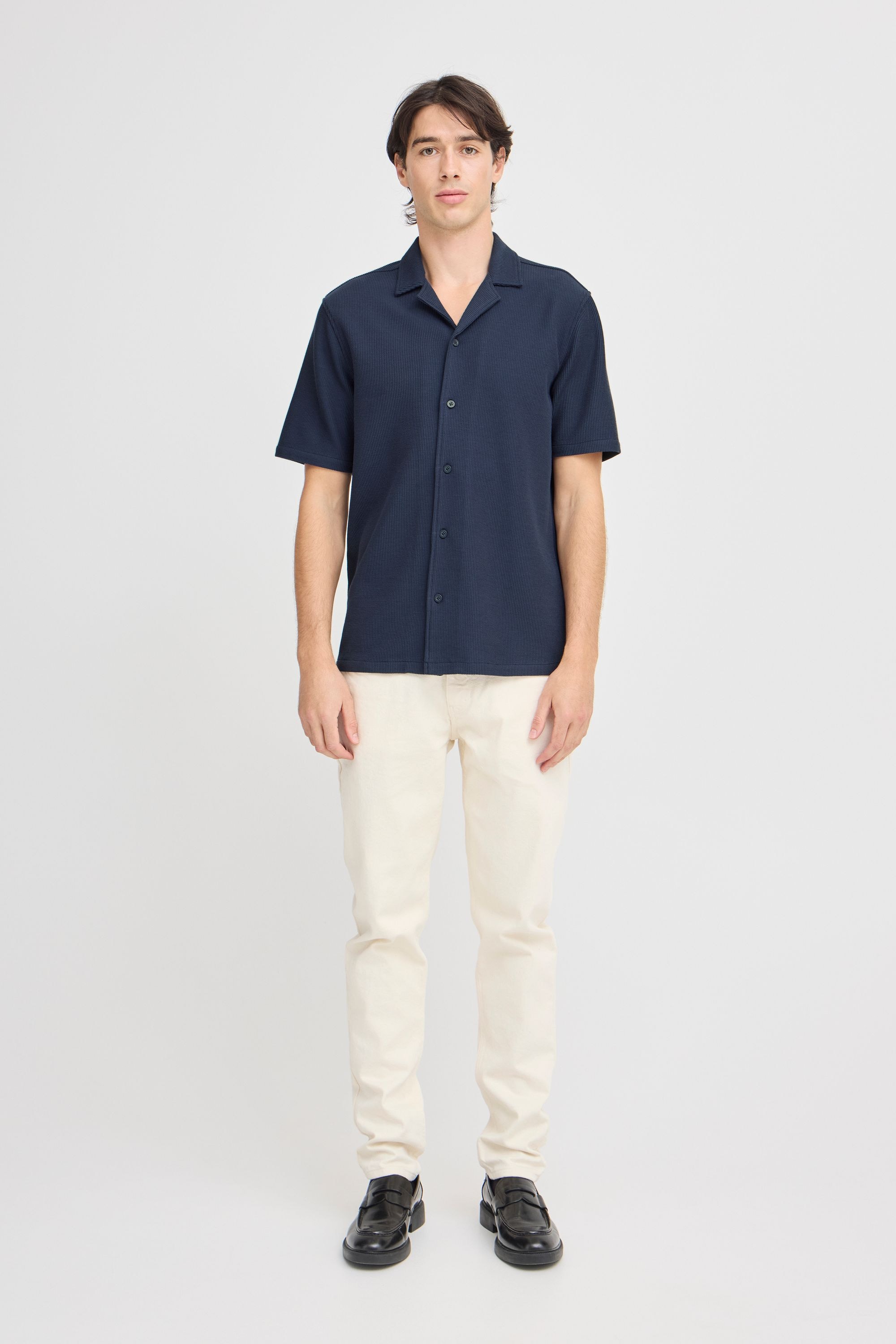 Casual Friday Kurzarmshirt »Kurzarmhemd CFARCHER knitted«