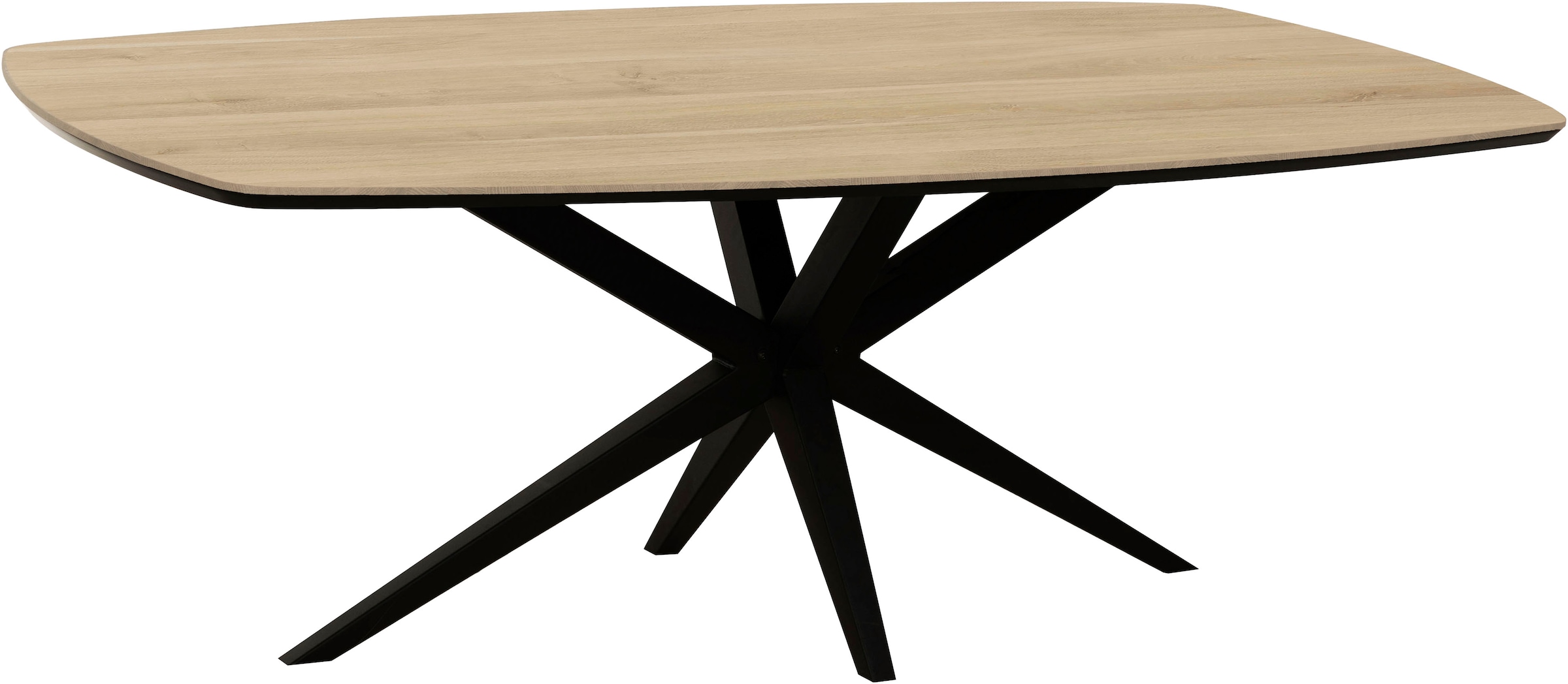 OMG Design »Wellington« 1 Stk. tlg. Hochwertige Melamin-Tischplatte mit Metallgestell
