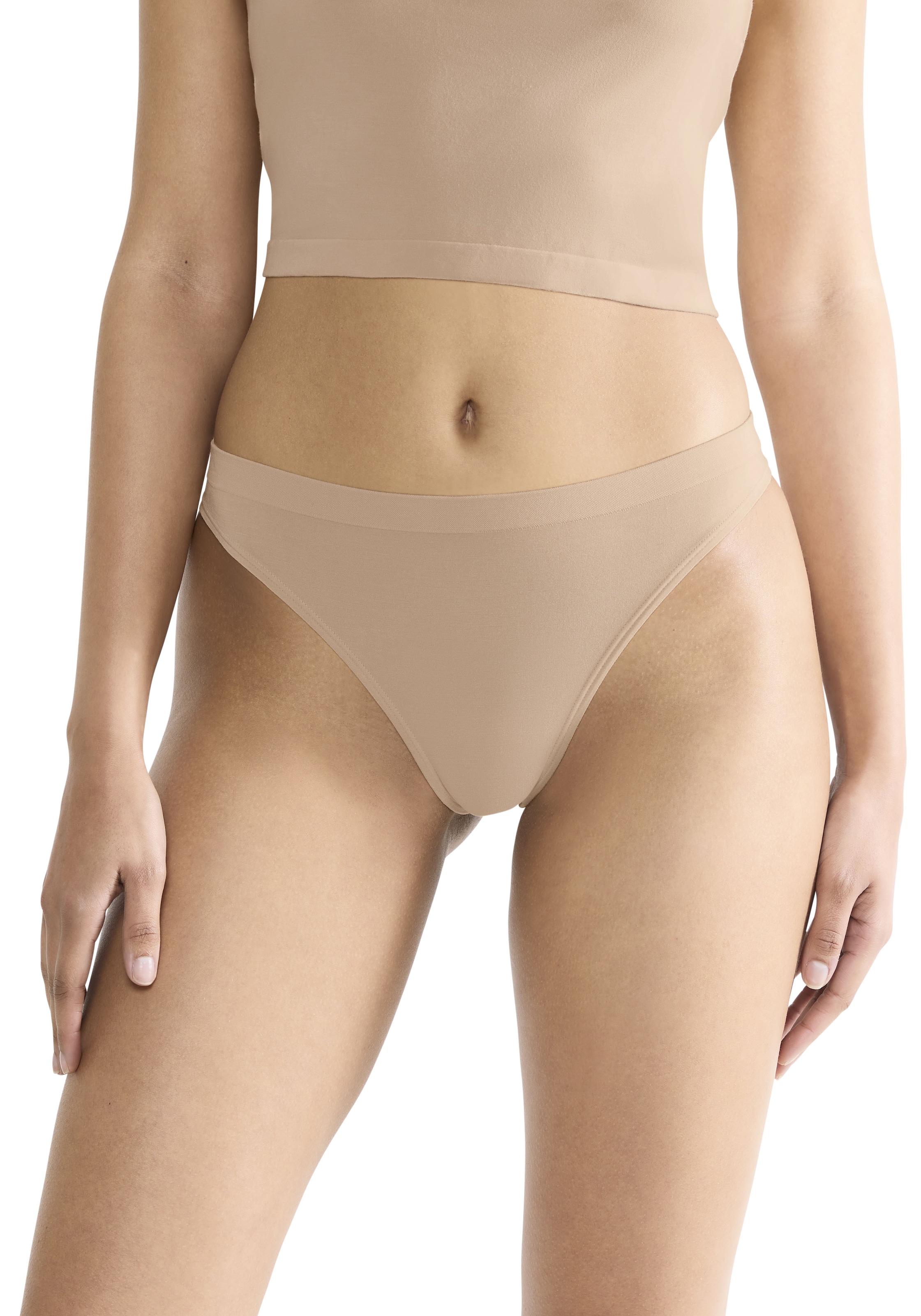 sloggi Tanga »GO Sense«, (2er Pack), Modalmix, nahtlos, flacher Saum, elastisch, weich