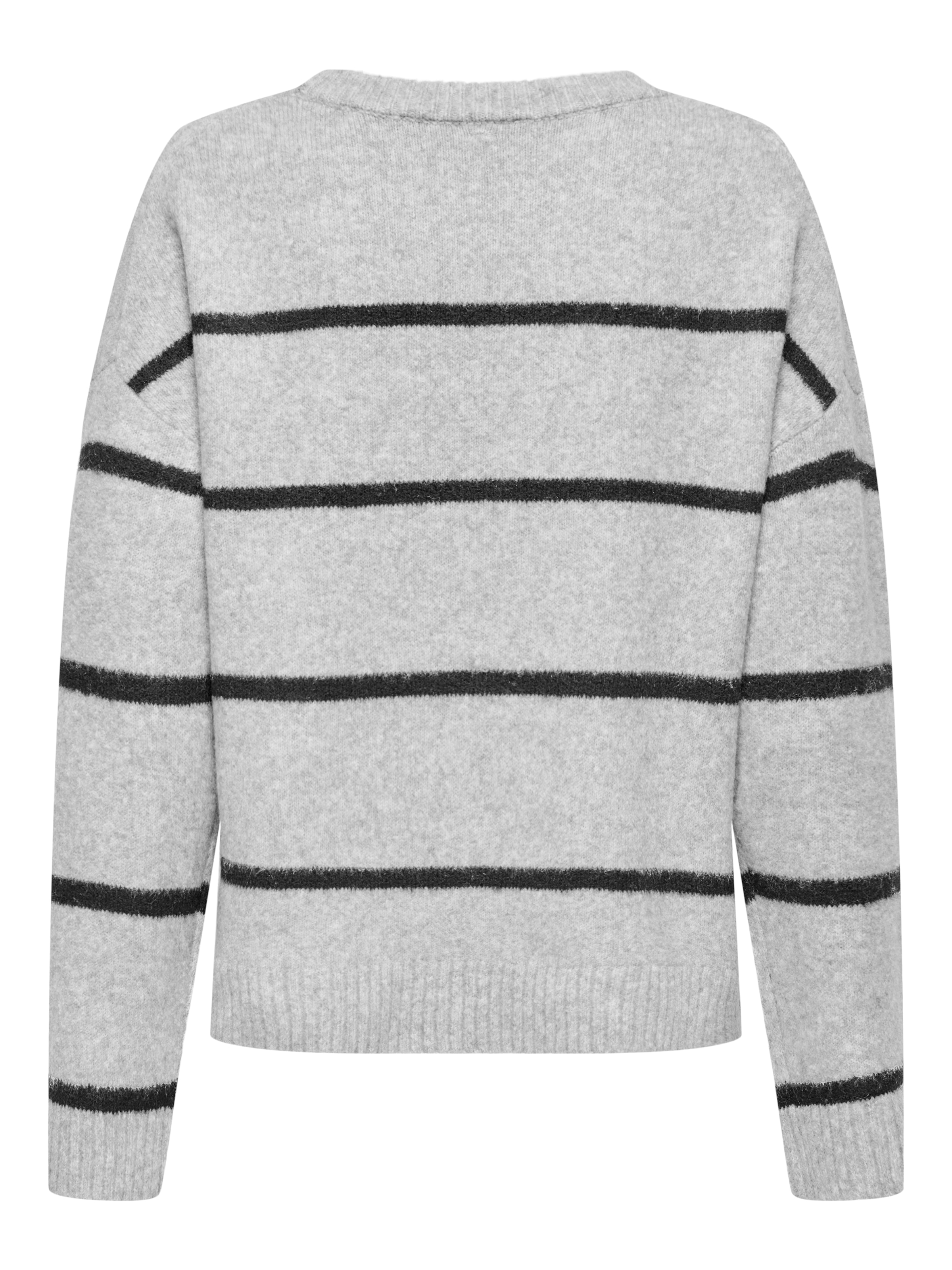 ONLY Strickpullover »ONLOXFORD LIFE LS STRIPE O-NECK KNT«