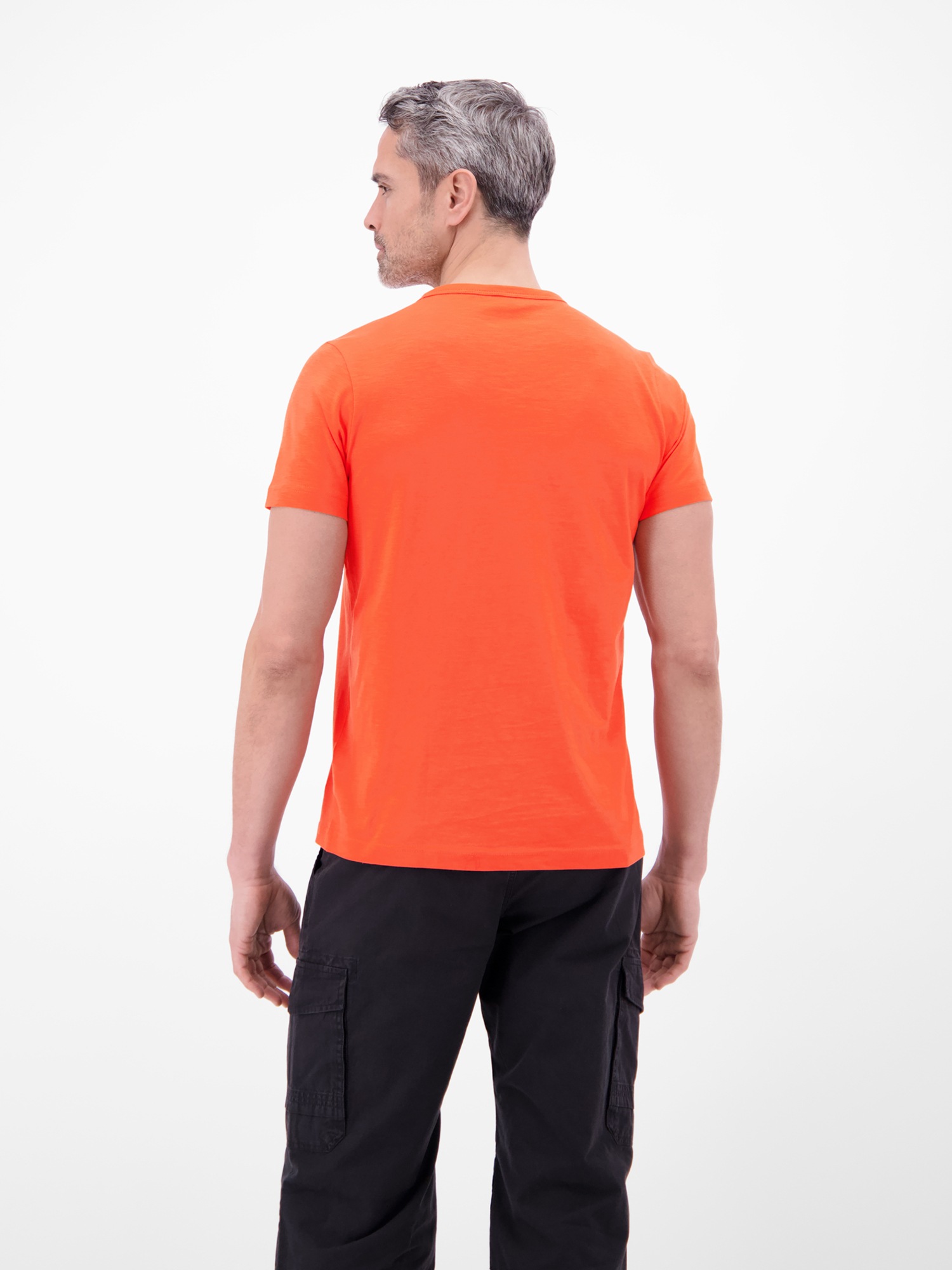 LERROS T-Shirt »T-Shirt mit Rundhalsausschnitt und Knopfleiste«