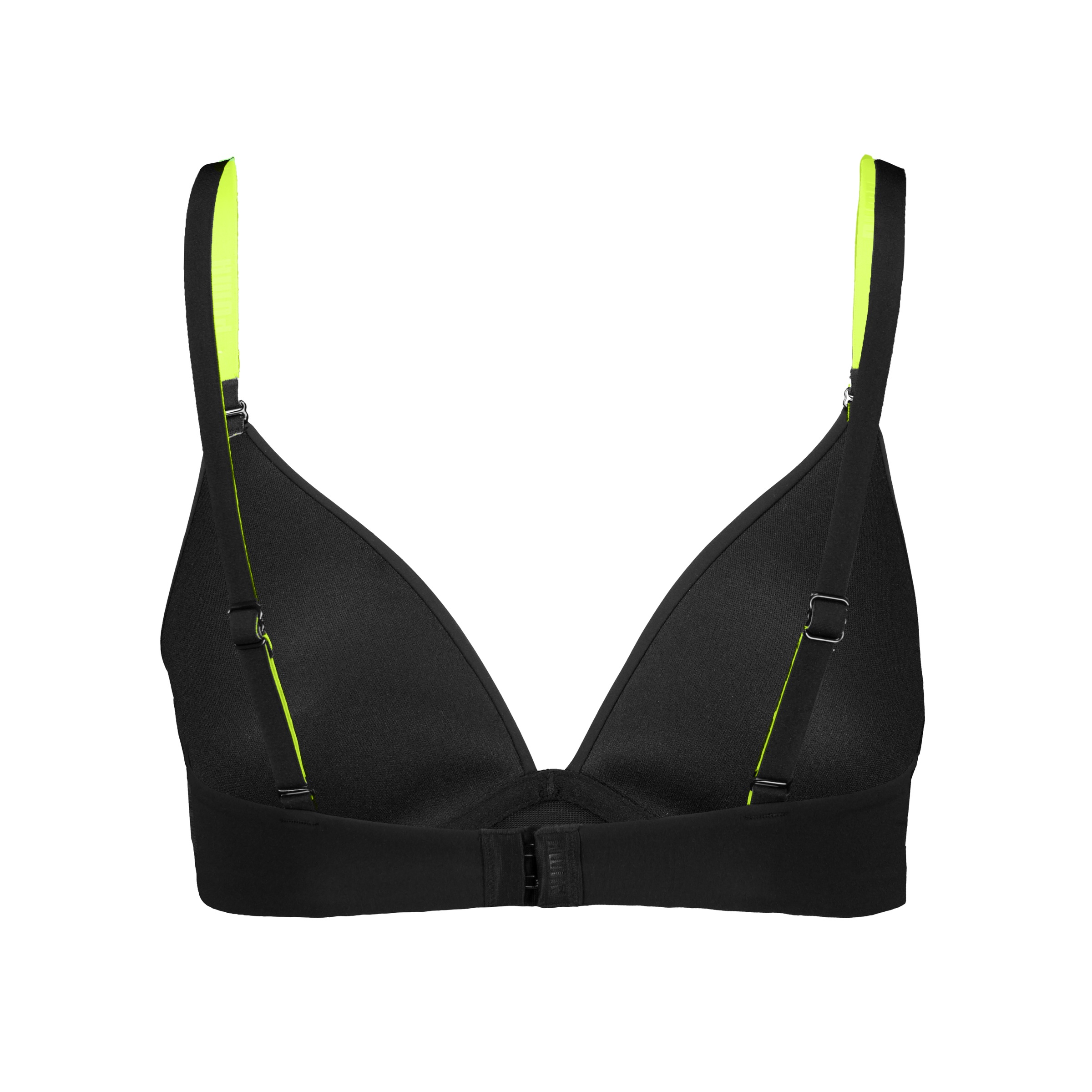 PUMA Bügel-BH »PUMA WOMEN MICROFIBER SOFT PADDED BRA« mit wendbaren und verstellbaren Trägern, Logodruck vorn