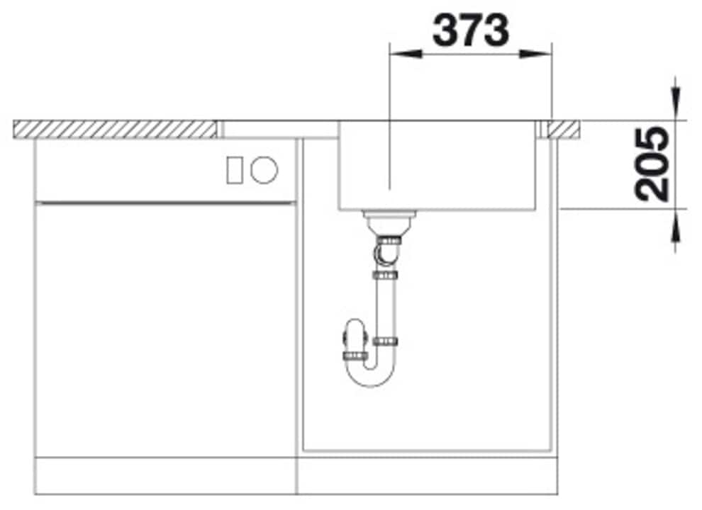 Blanco Edelstahlspüle »LEMIS XL 6 S-IF Compact«, zum wechselseitigen Einbau geeignet