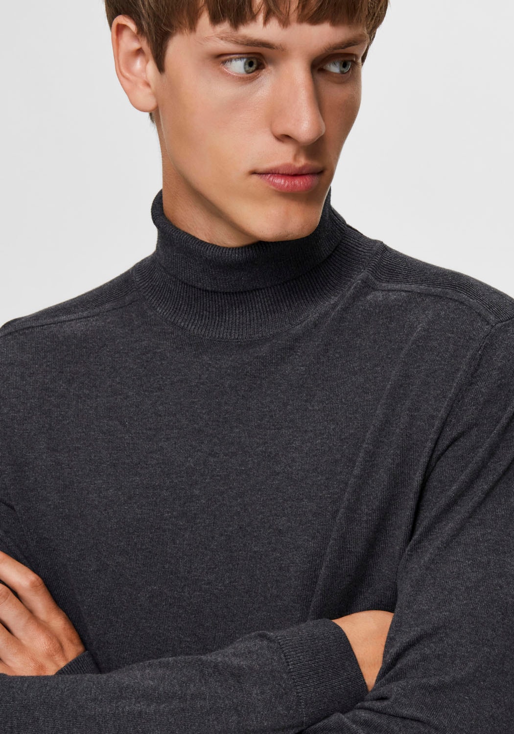 SELECTED HOMME Rollkragenpullover »SLHBERG ROLL NECK NOOS«