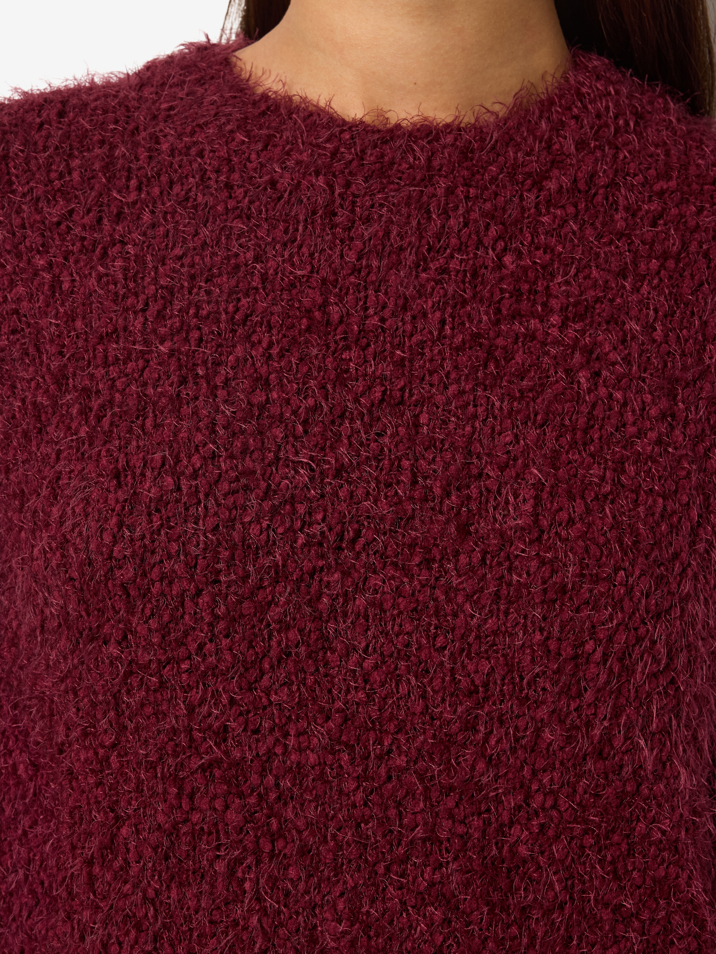 Noisy may Rundhalspullover »NMSASSY L/S O-NECK KNIT FWD NOOS«