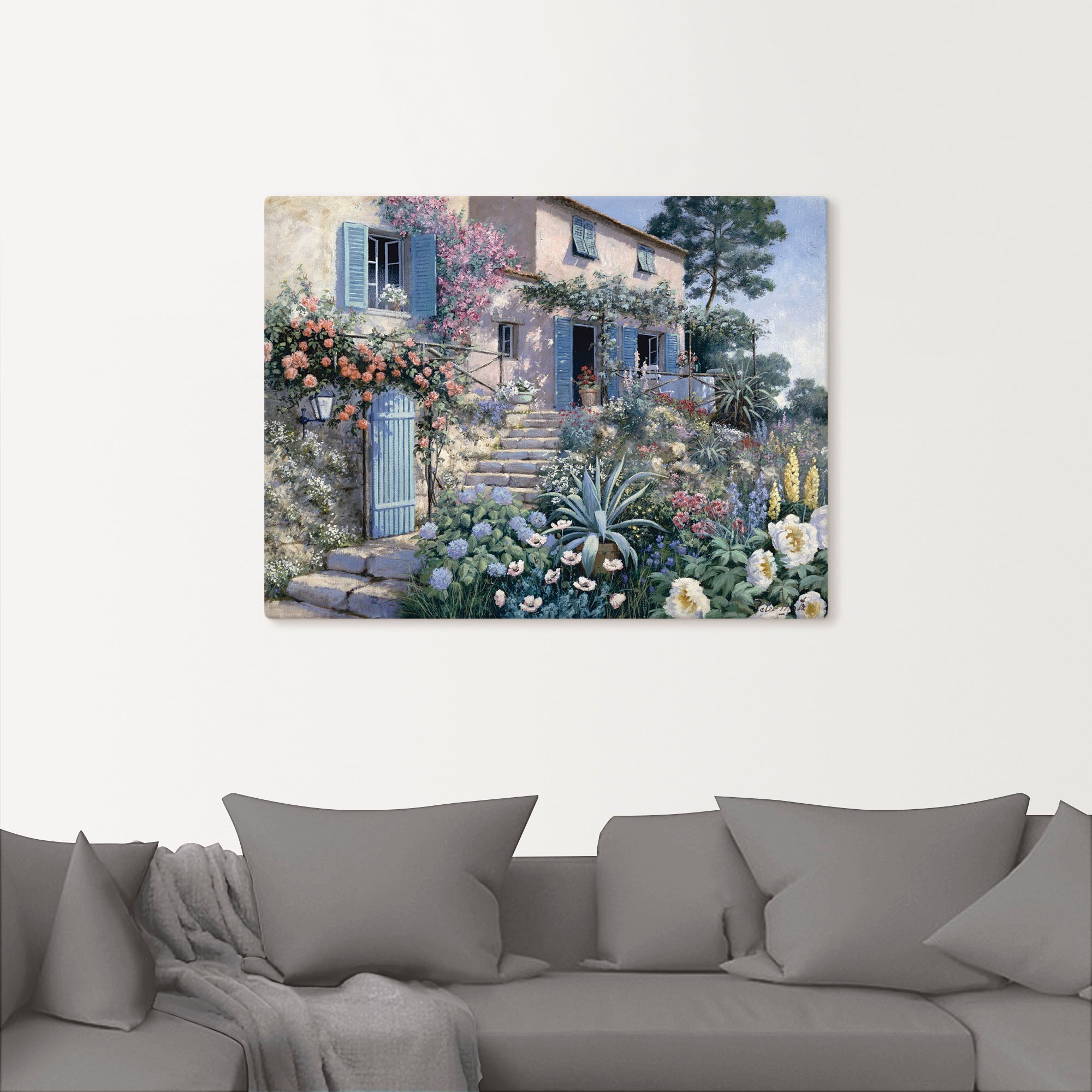 Artland Wandbild »Stufen zum«, Garten, (1 St.), als Leinwandbild, Poster, Wandaufkleber in verschied. Größen