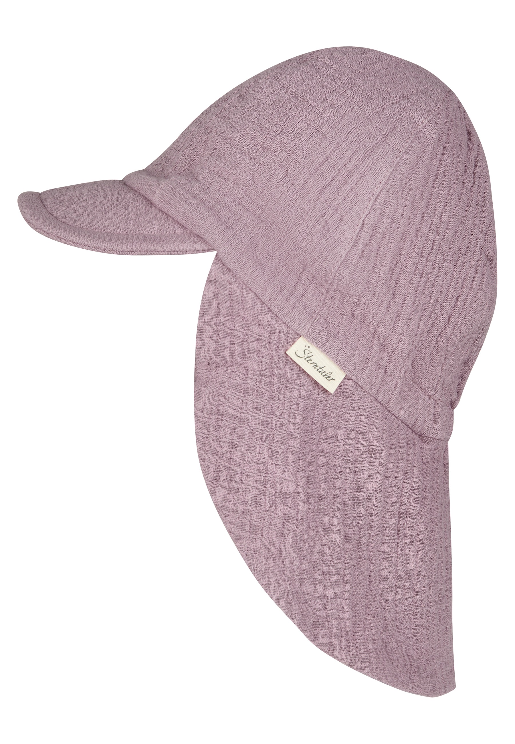 Sterntaler® Schirmmütze »Schirmmütze mit Nackenschutz Musselin«
