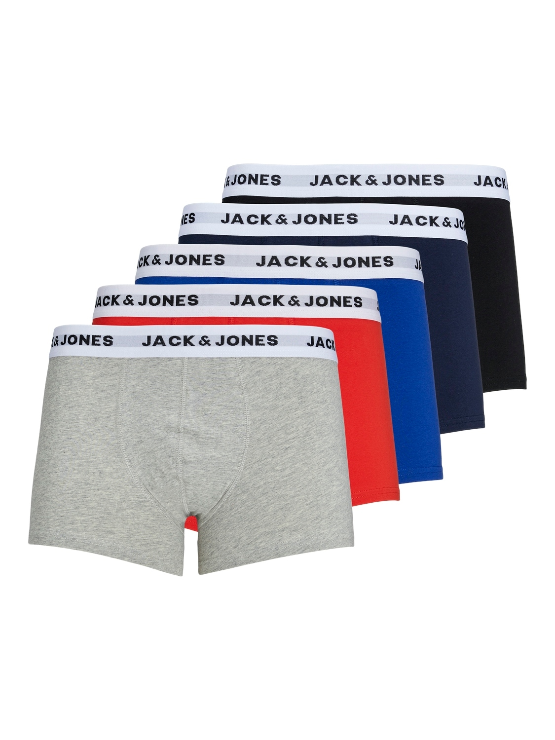 Boxershorts »JACWHITE TRUNKS 5-PACK«, (Packung, 5 St.)